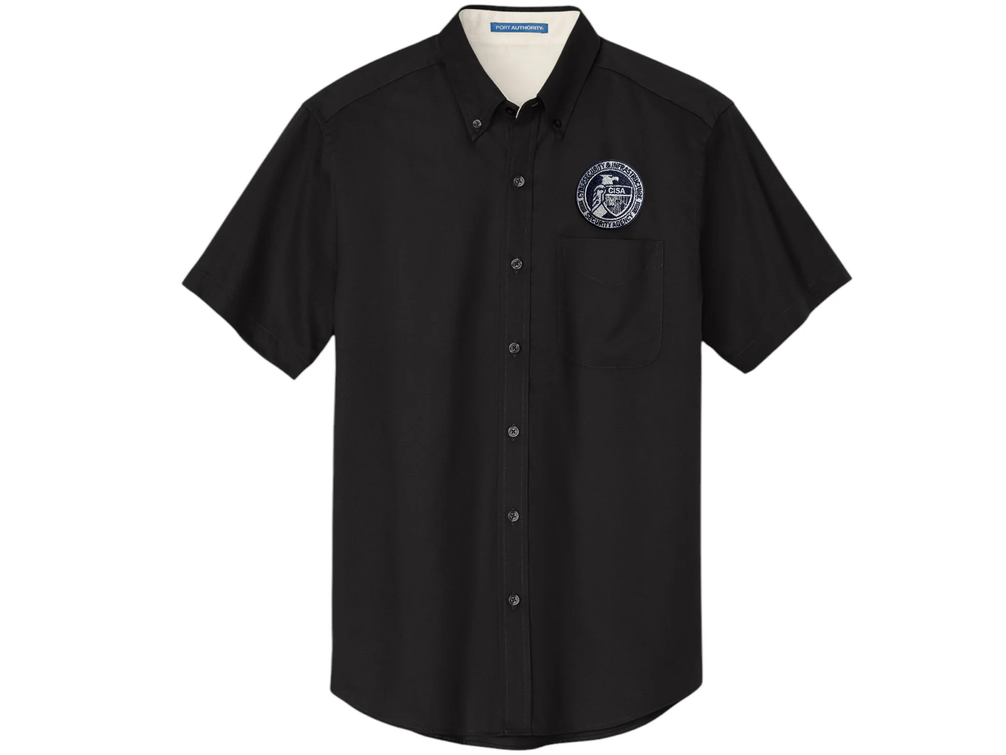 MEN'S CISA SEAL BUTTON UP DRESS SHIRT-S508 - Image 6