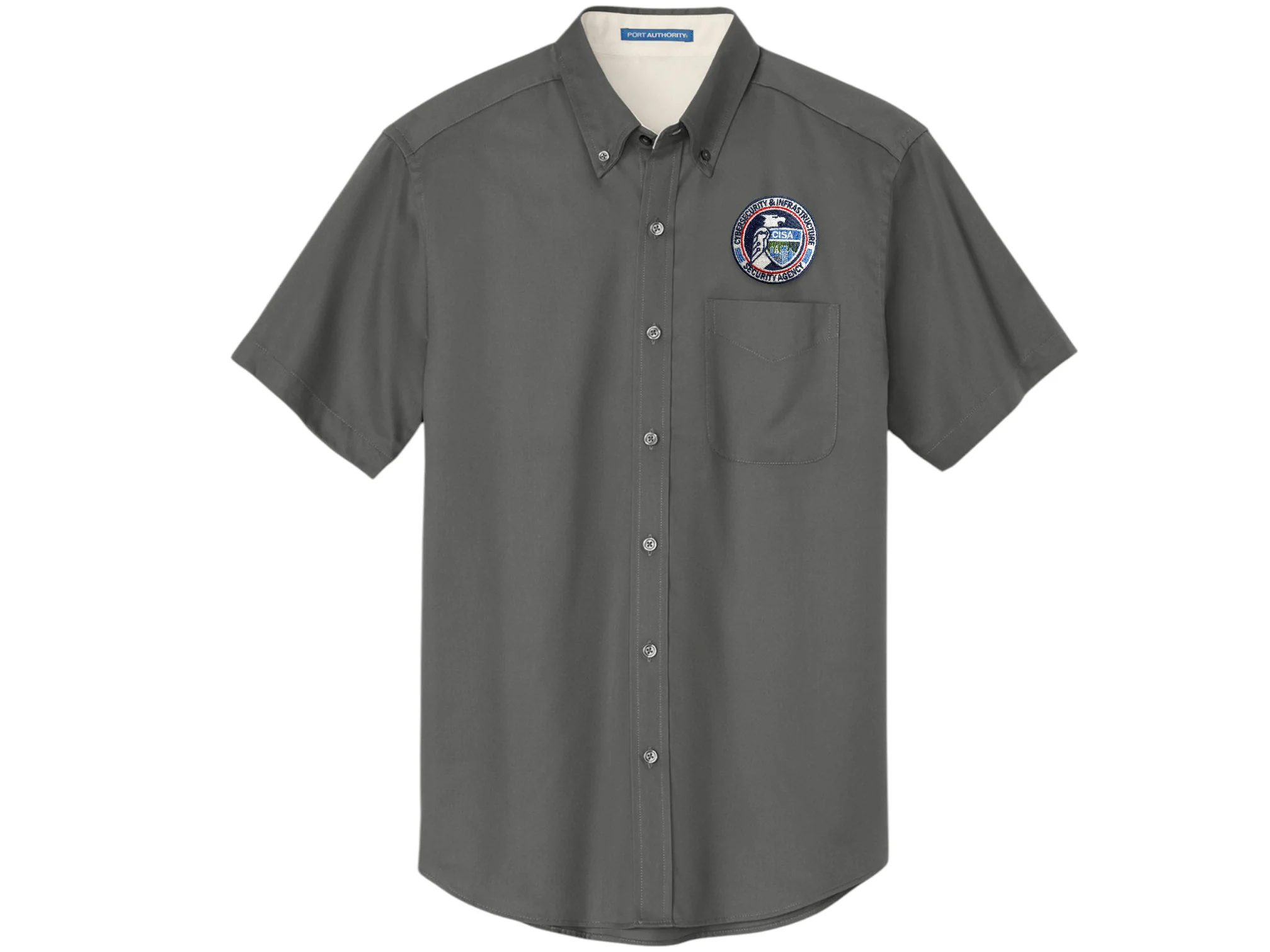 MEN'S CISA SEAL BUTTON UP DRESS SHIRT-S508 - Image 7