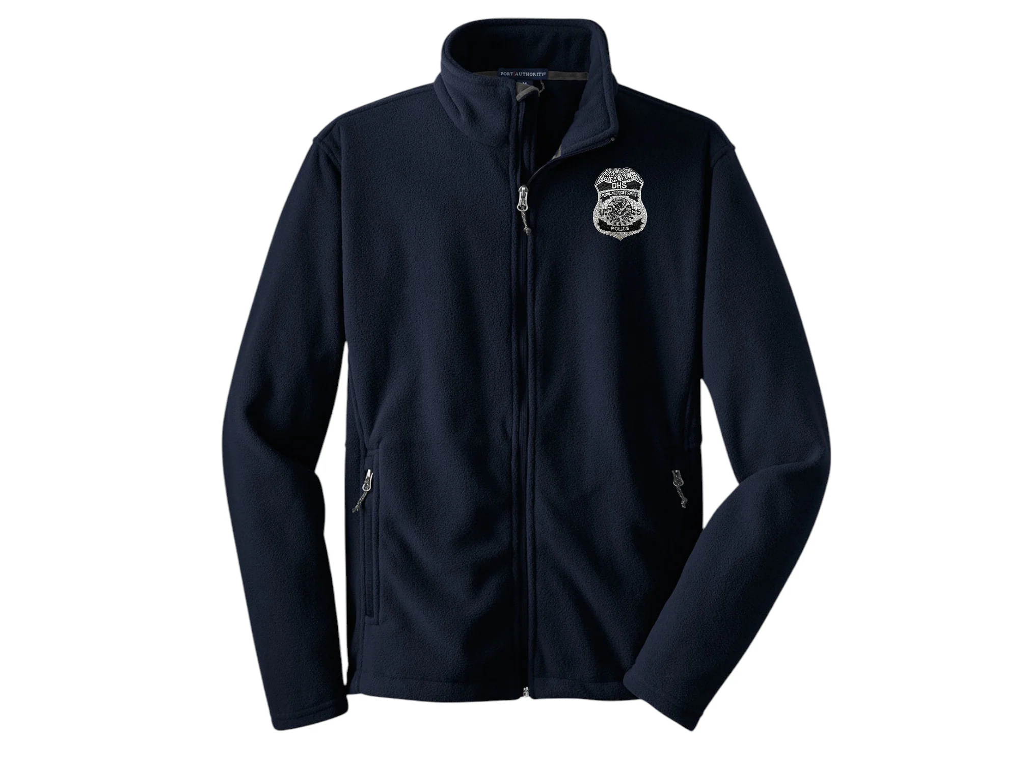 MEN'S DHS FPS BADGE FLEECE FULL ZIP JACKET-F217 - Image 2