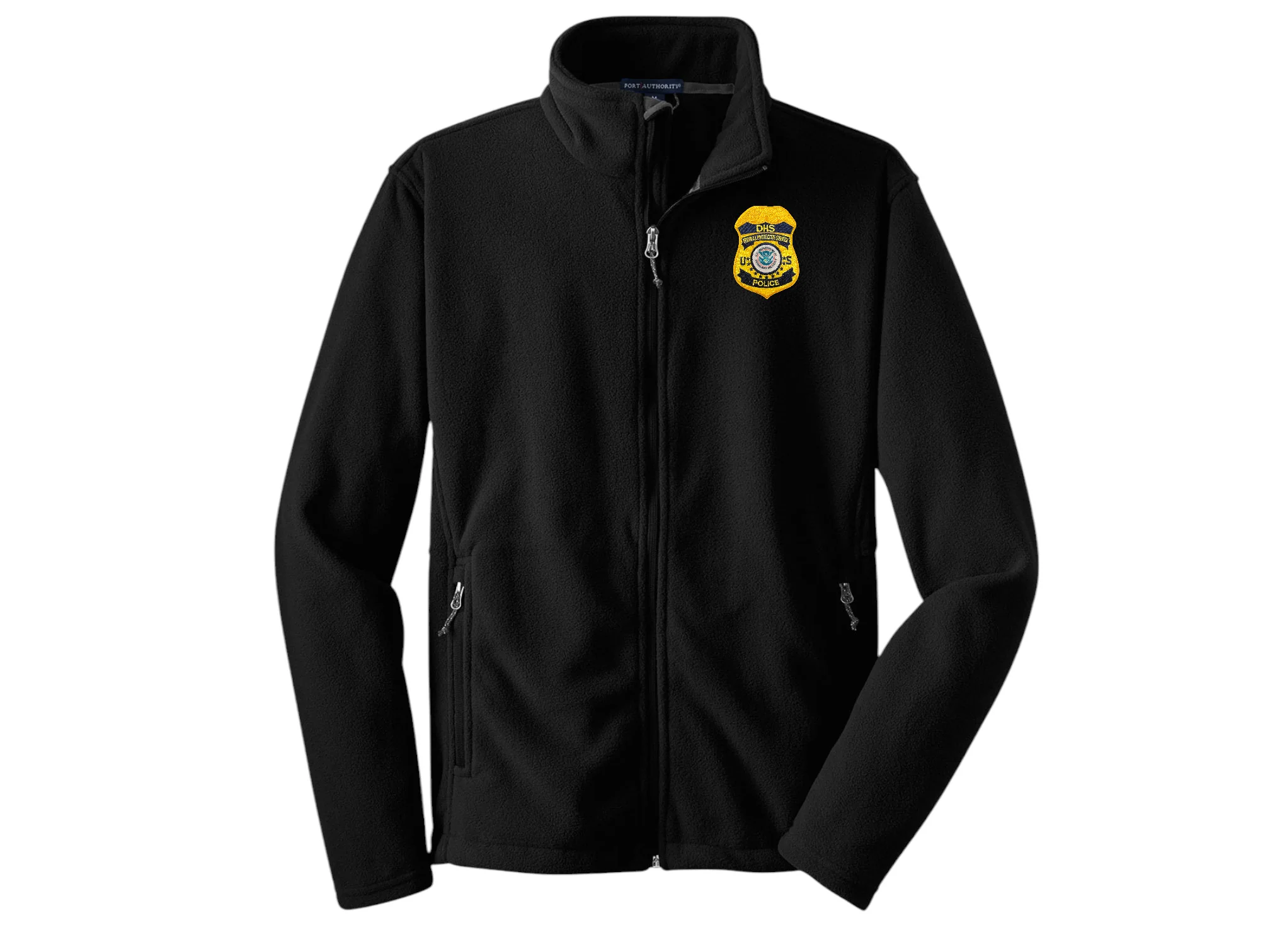 MEN'S DHS FPS BADGE FLEECE FULL ZIP JACKET-F217 - Image 4