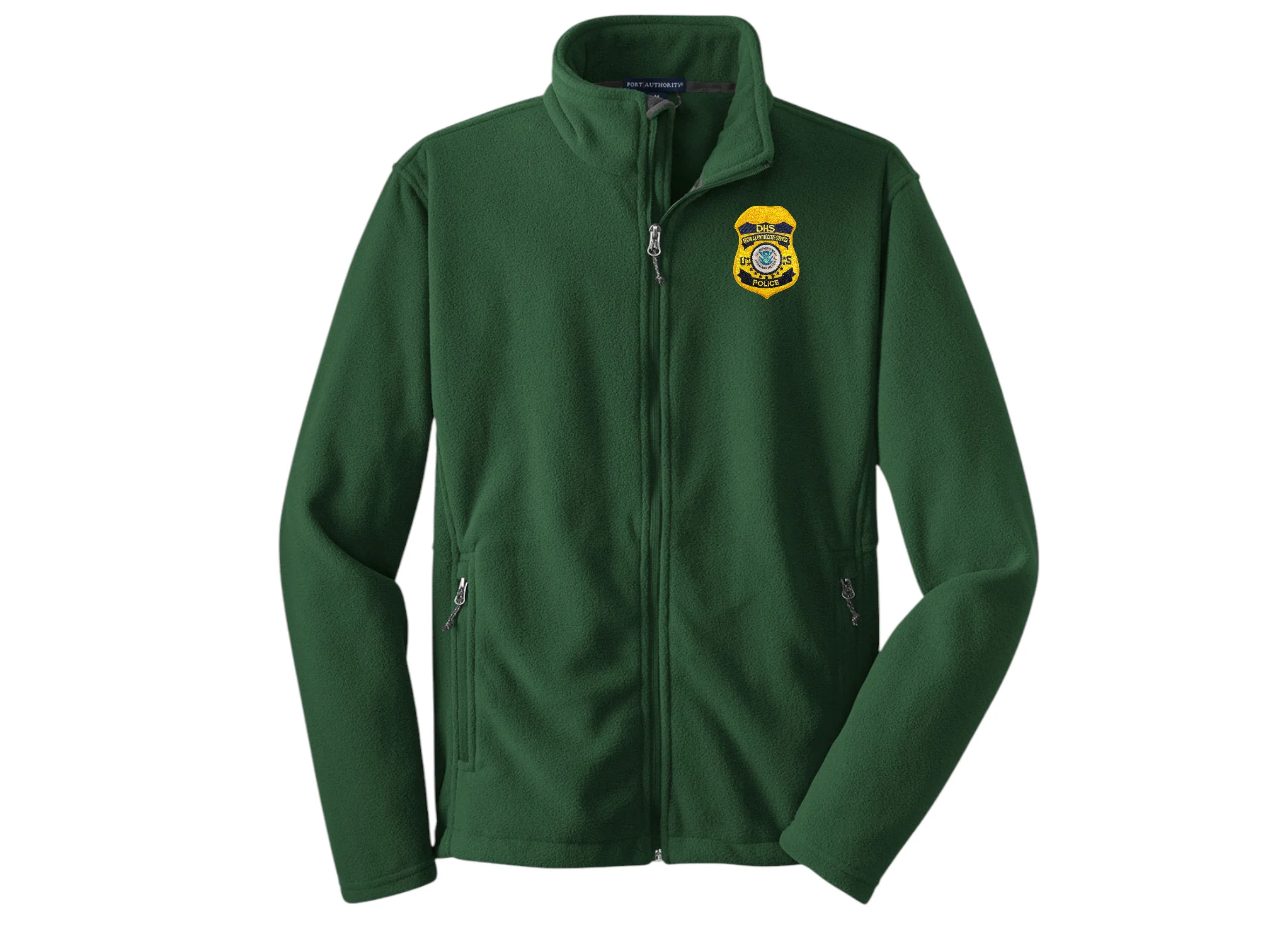 MEN'S DHS FPS BADGE FLEECE FULL ZIP JACKET-F217 - Image 7