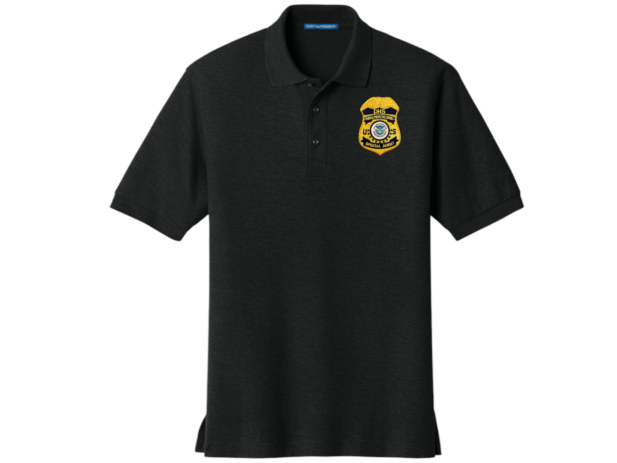 MEN'S DHS FPS BADGE PORT AUTHORITY POLO - K500 - Image 16
