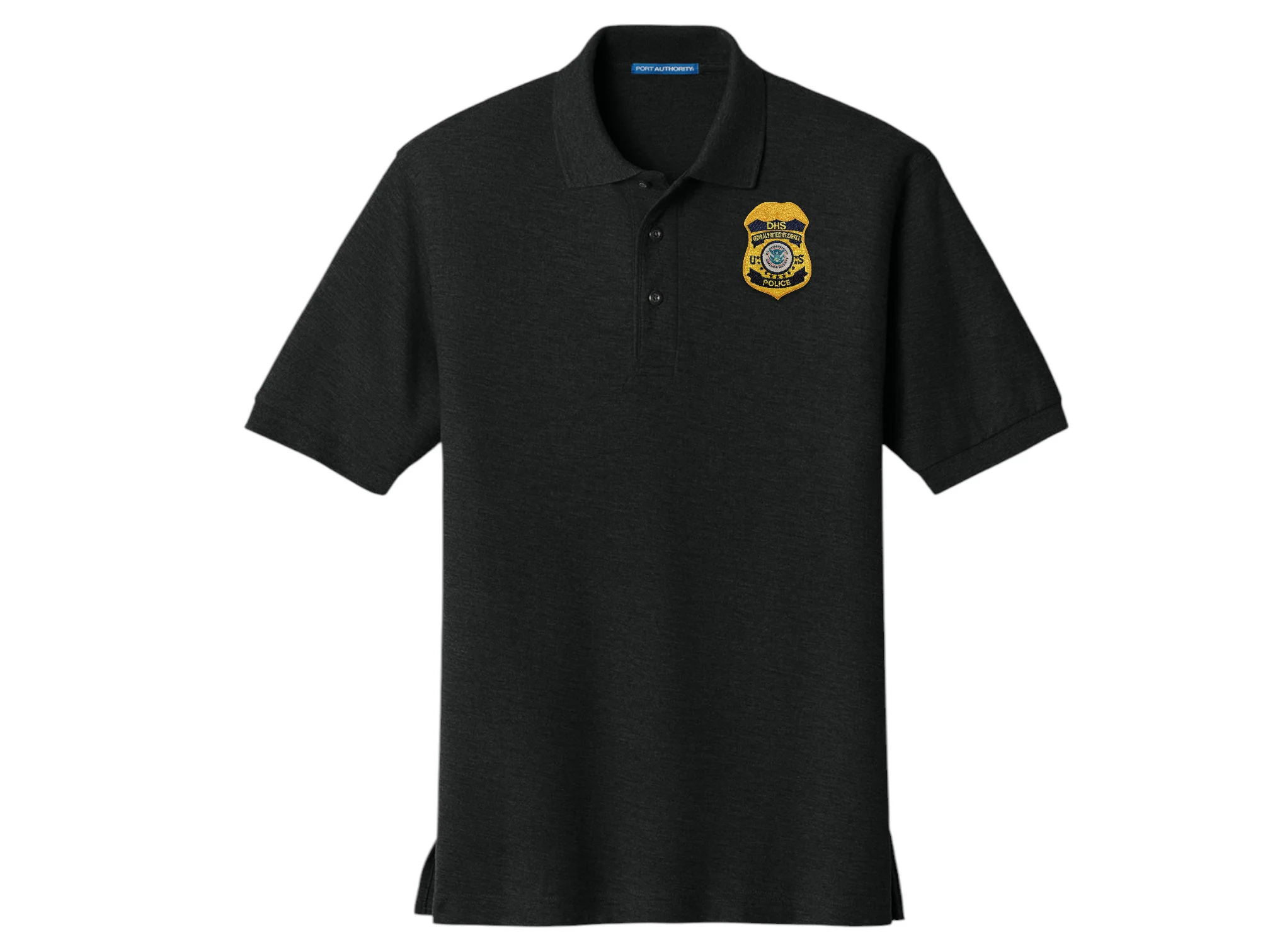 MEN'S DHS FPS BADGE PORT AUTHORITY POLO - K500 - Image 4