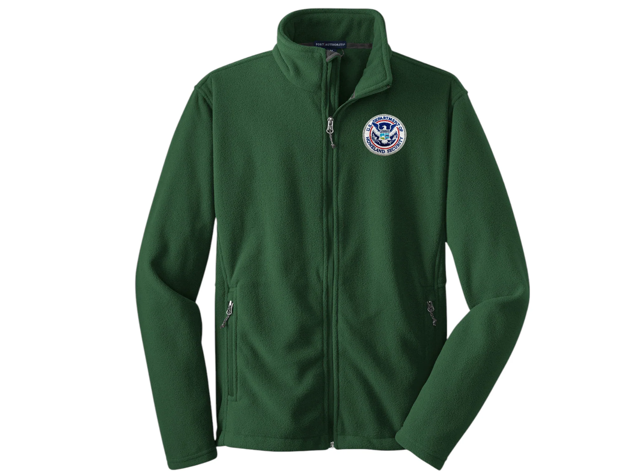 MEN'S FLEECE FULL ZIP JACKET DHS SEAL EMBROIDERED - Image 11