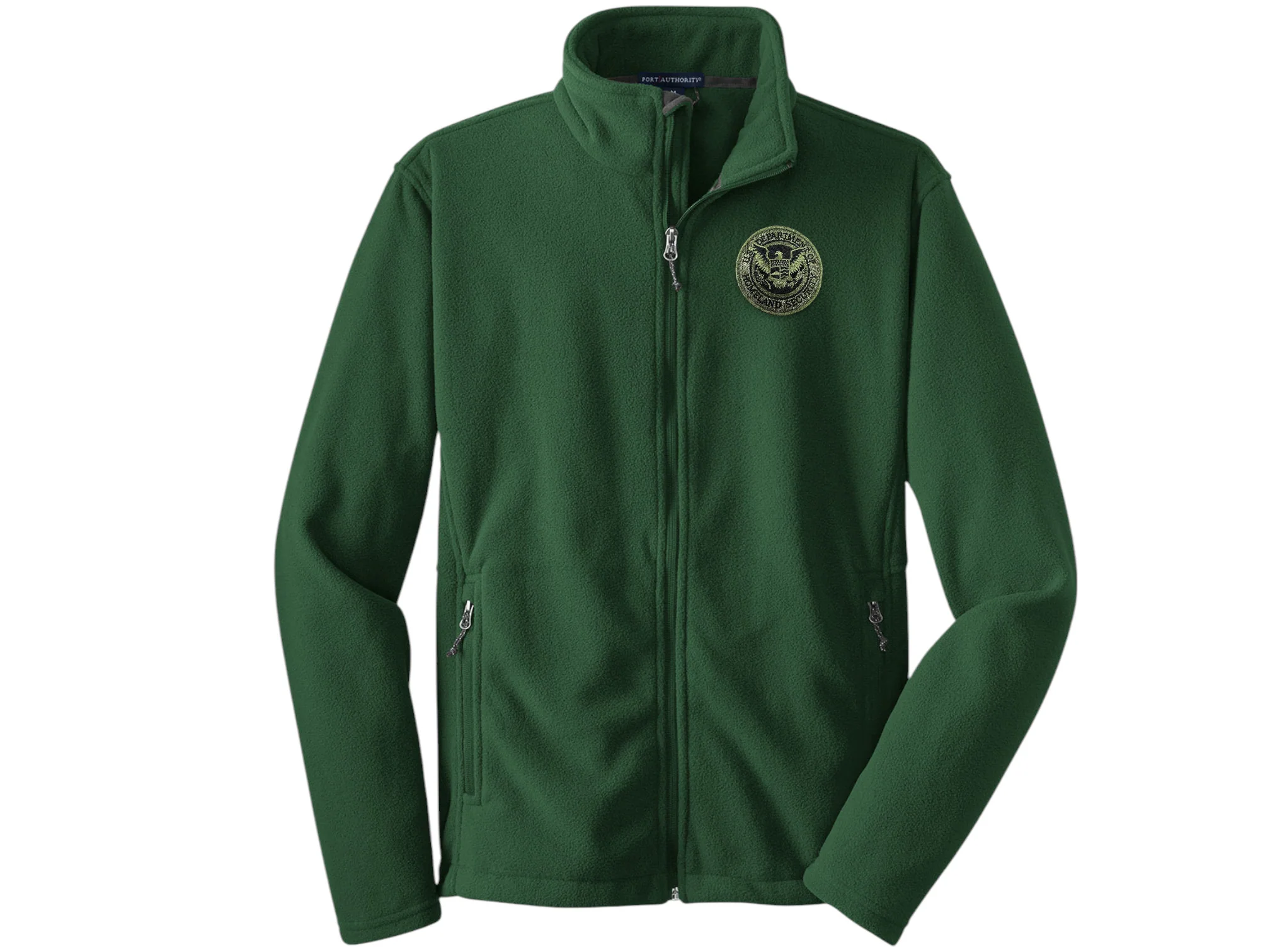 MEN'S FLEECE FULL ZIP JACKET DHS SEAL EMBROIDERED - Image 12
