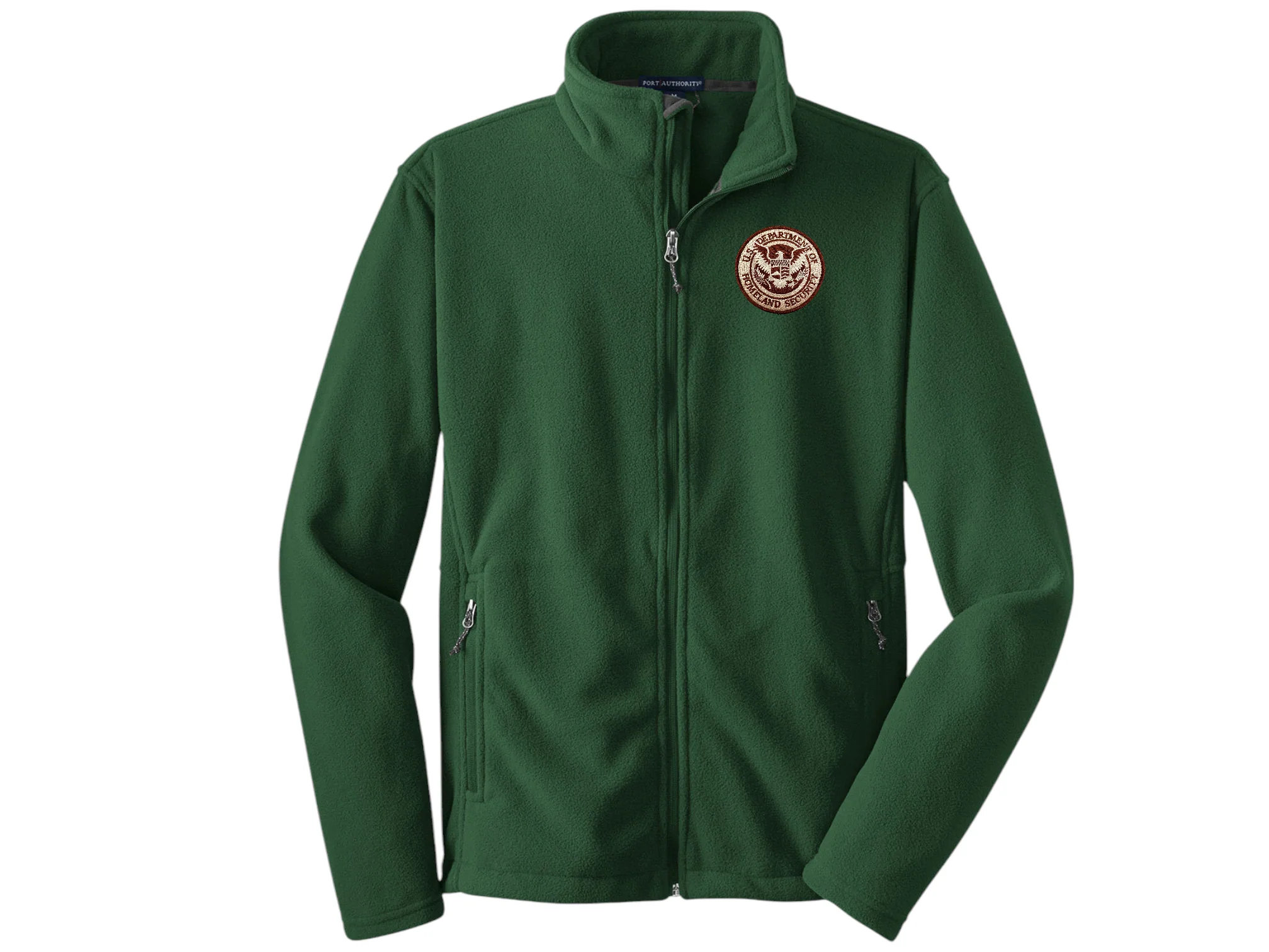 MEN'S FLEECE FULL ZIP JACKET DHS SEAL EMBROIDERED - Image 15