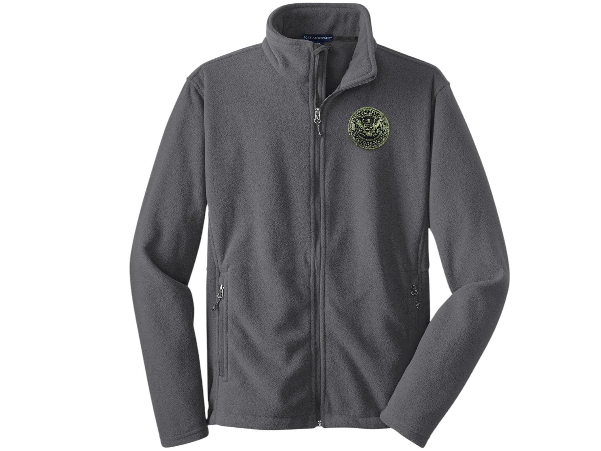 MEN'S FLEECE FULL ZIP JACKET DHS SEAL EMBROIDERED - Image 17