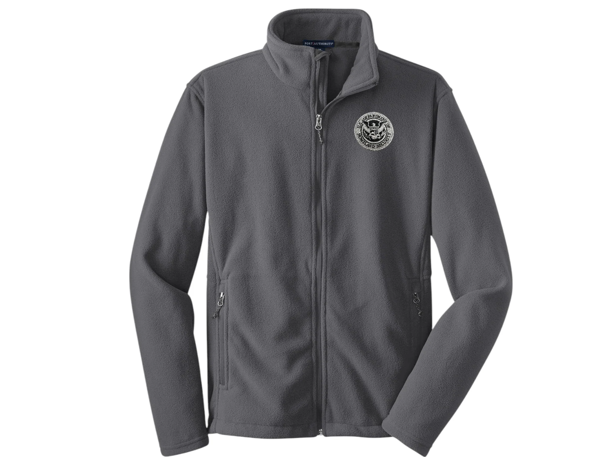 MEN'S FLEECE FULL ZIP JACKET DHS SEAL EMBROIDERED - Image 18