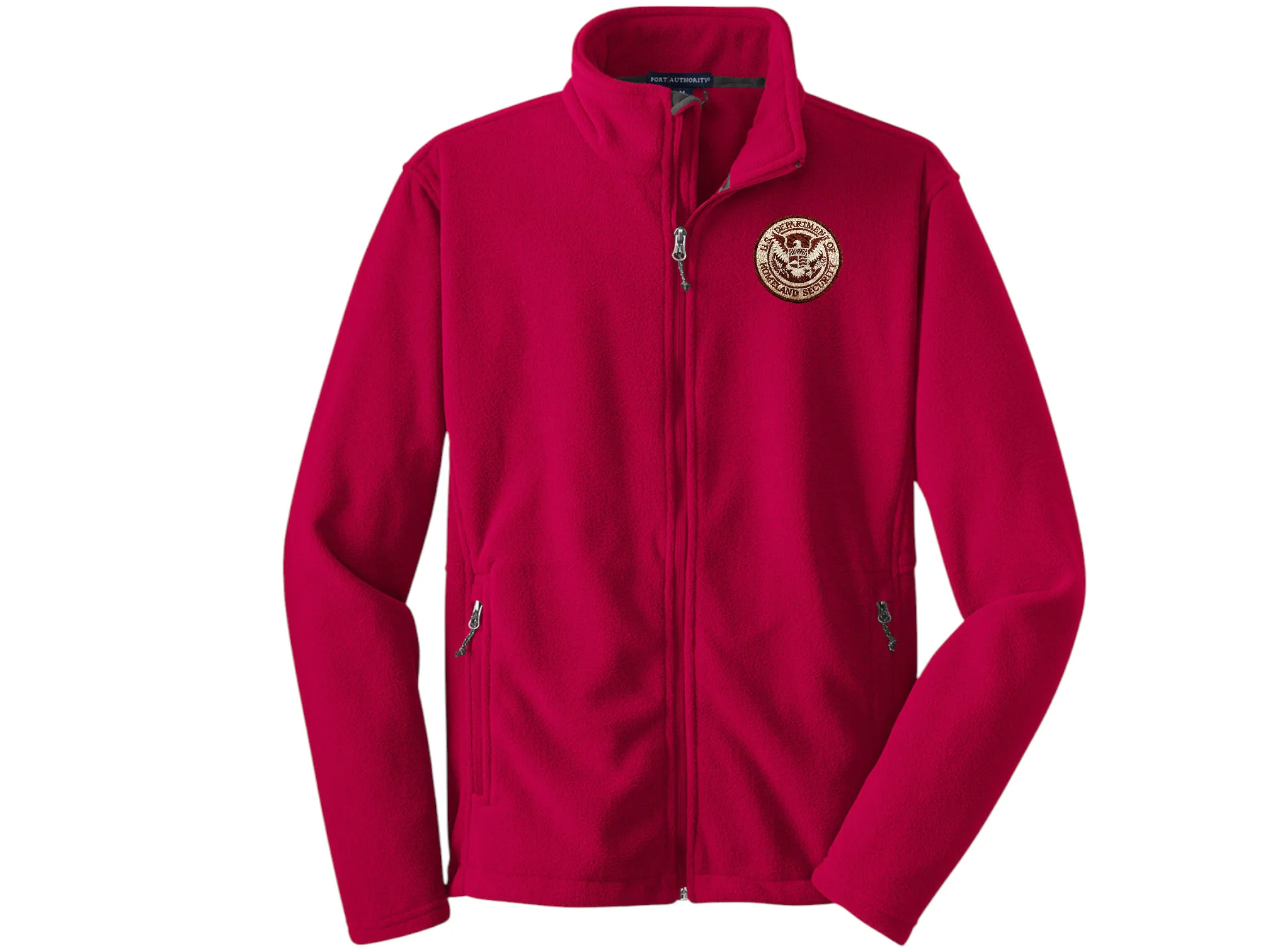 MEN'S FLEECE FULL ZIP JACKET DHS SEAL EMBROIDERED - Image 25