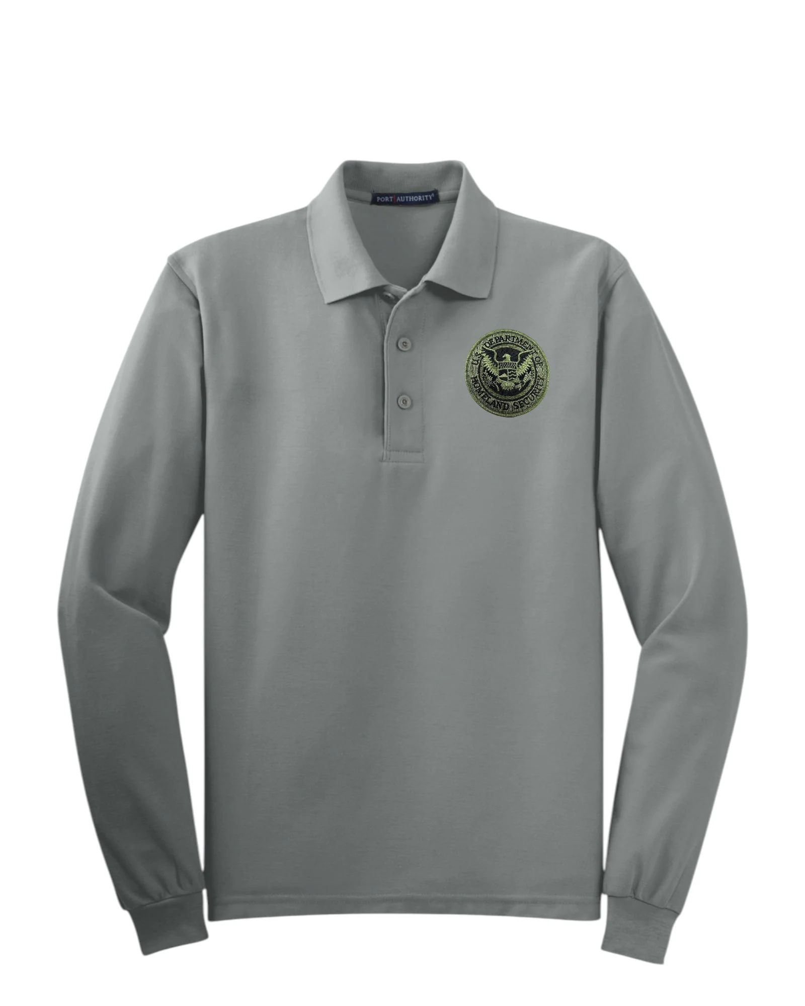 MEN'S LONG SLEEVE DHS SEAL PORT AUTHORITY POLO - K500LS - Image 12