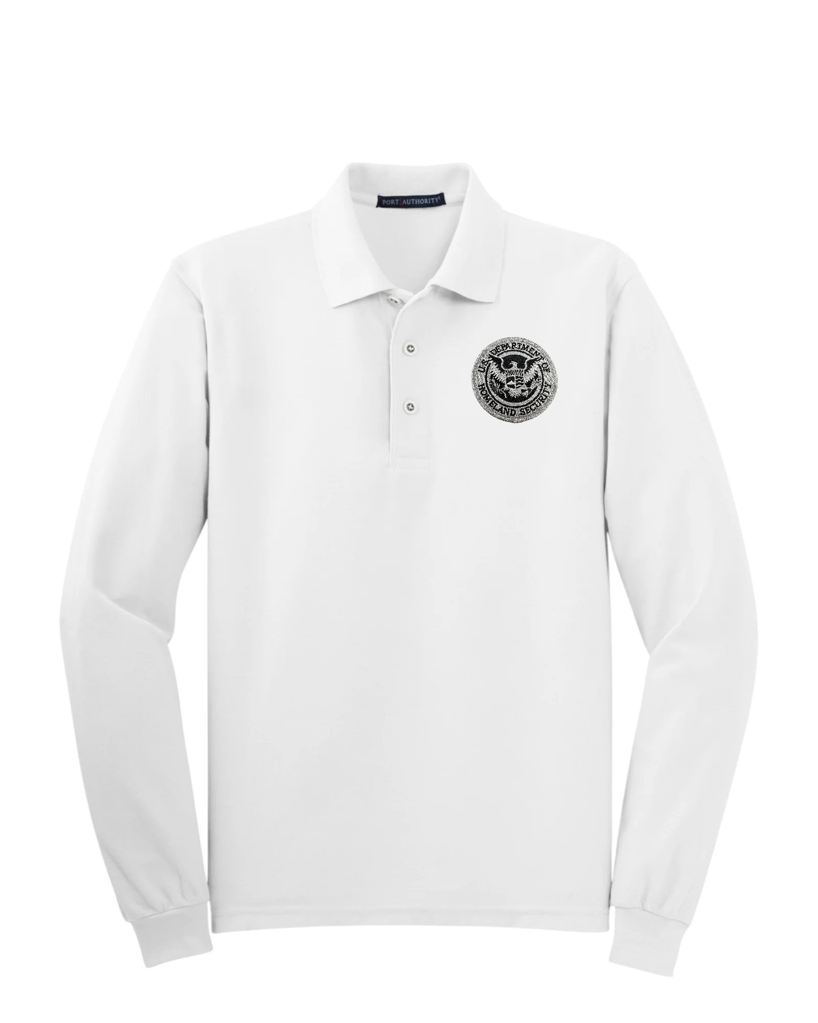 MEN'S LONG SLEEVE DHS SEAL PORT AUTHORITY POLO - K500LS - Image 18