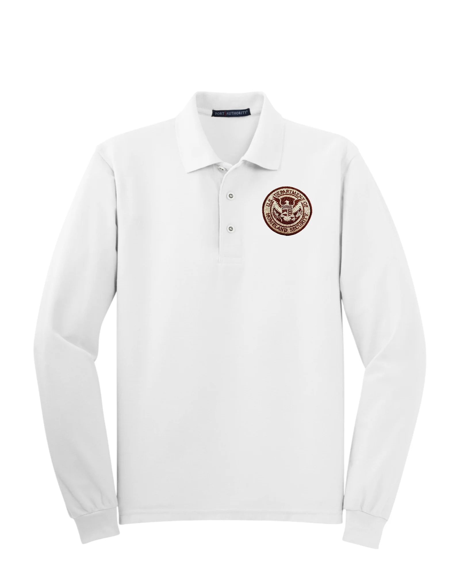 MEN'S LONG SLEEVE DHS SEAL PORT AUTHORITY POLO - K500LS - Image 20