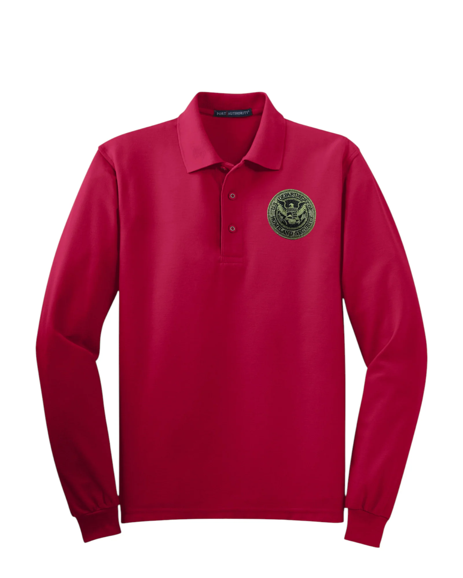 MEN'S LONG SLEEVE DHS SEAL PORT AUTHORITY POLO - K500LS - Image 22
