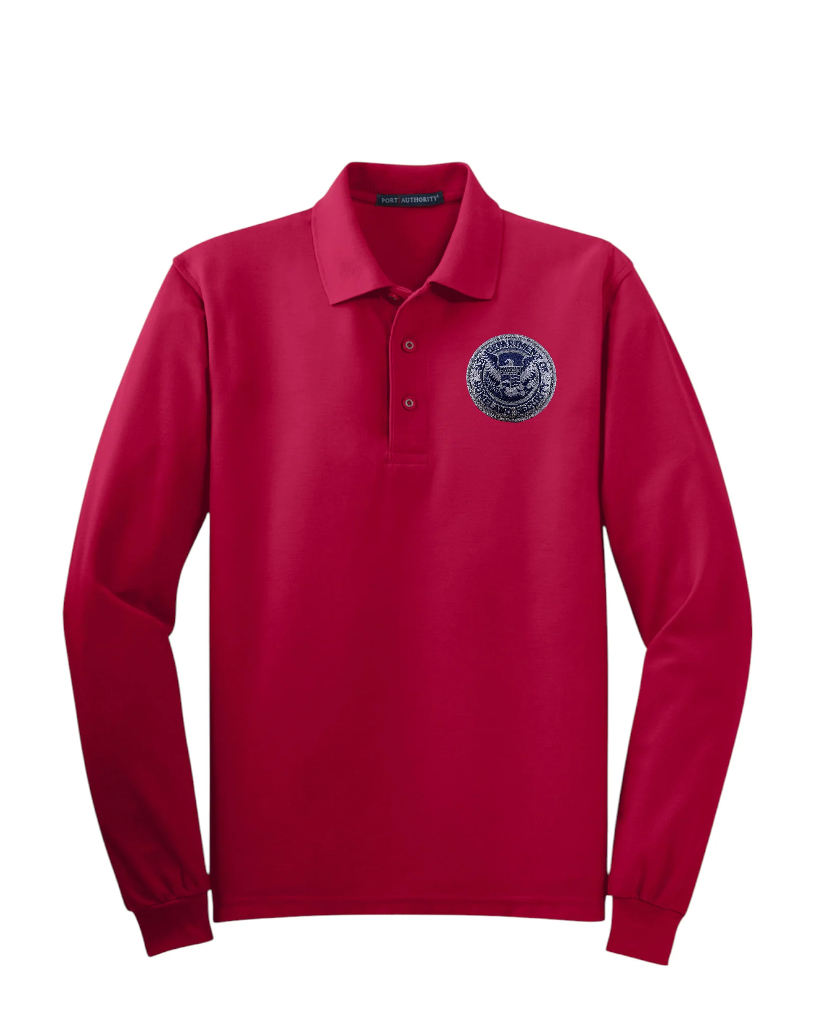 MEN'S LONG SLEEVE DHS SEAL PORT AUTHORITY POLO - K500LS - Image 24