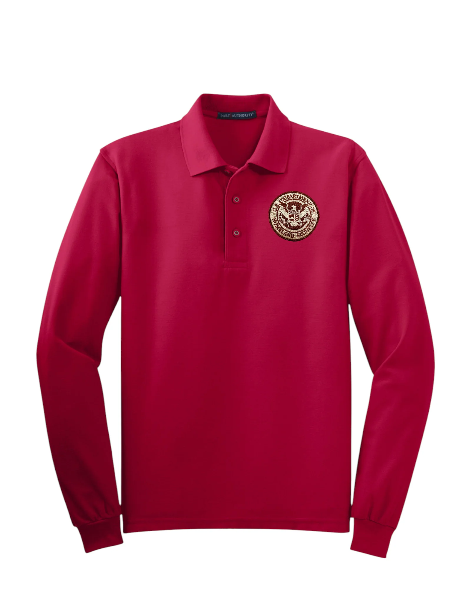 MEN'S LONG SLEEVE DHS SEAL PORT AUTHORITY POLO - K500LS - Image 25
