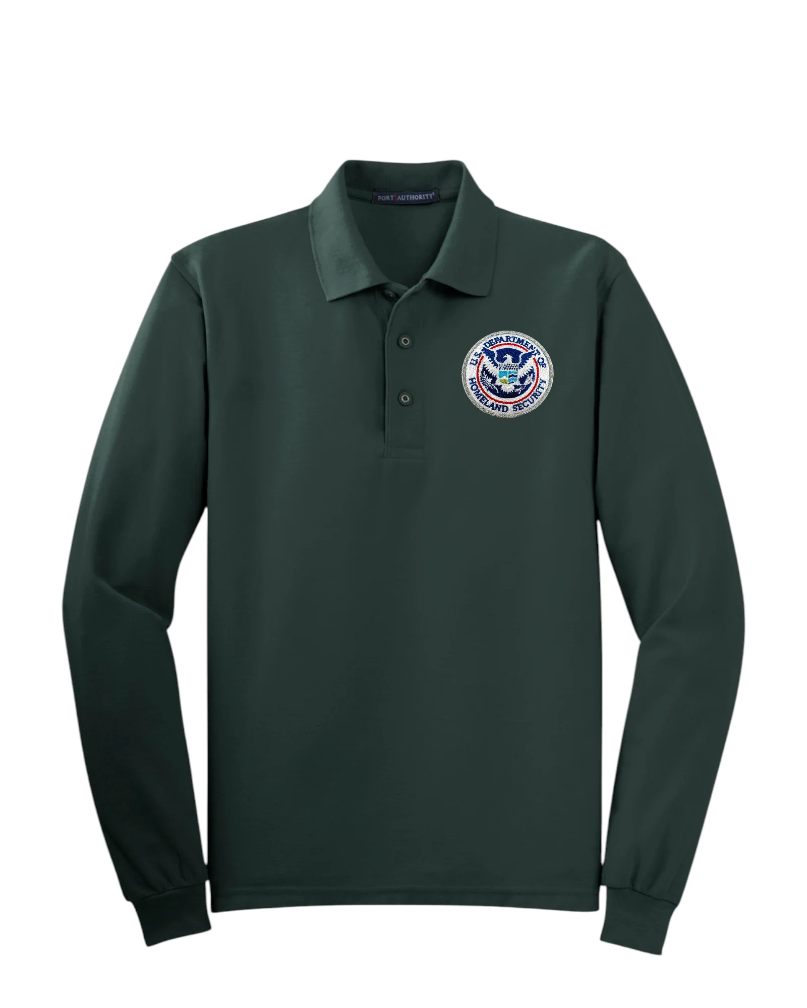 MEN'S LONG SLEEVE DHS SEAL PORT AUTHORITY POLO - K500LS - Image 26