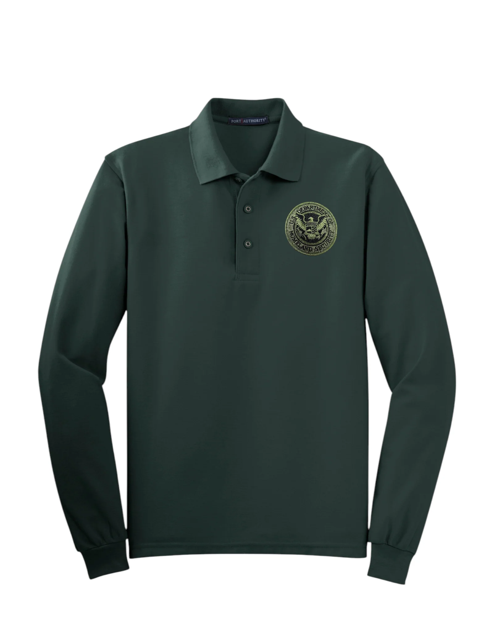 MEN'S LONG SLEEVE DHS SEAL PORT AUTHORITY POLO - K500LS - Image 27