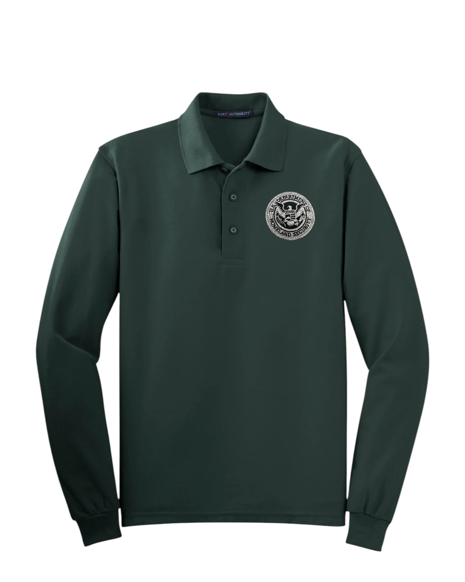 MEN'S LONG SLEEVE DHS SEAL PORT AUTHORITY POLO - K500LS - Image 28