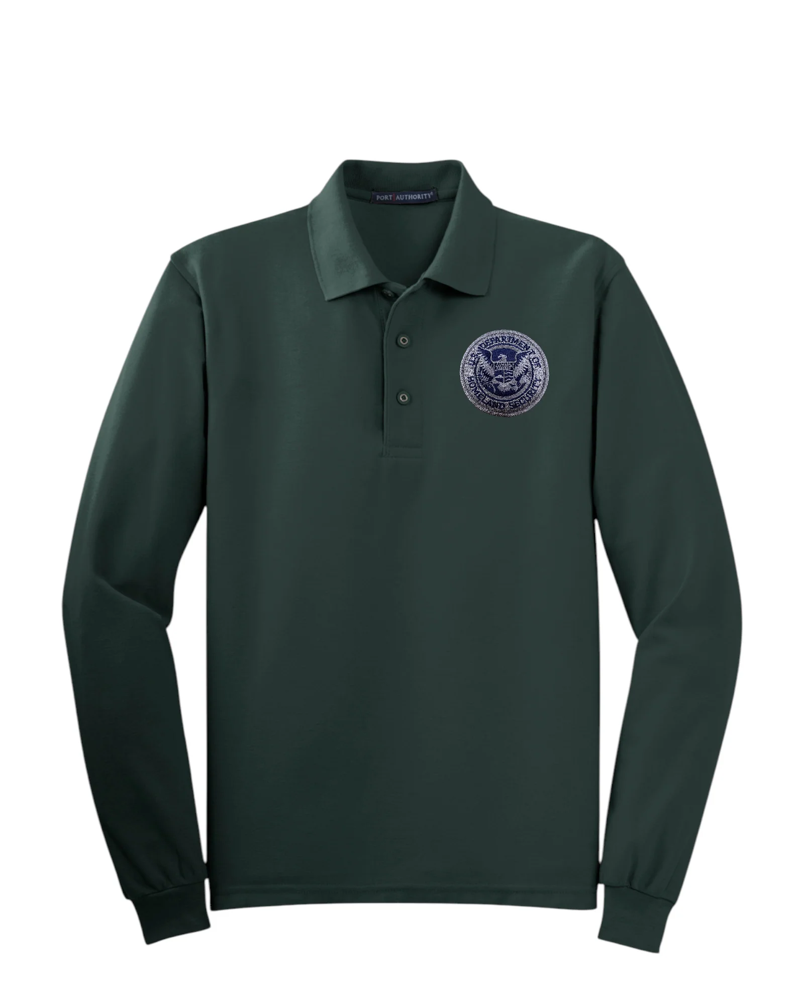 MEN'S LONG SLEEVE DHS SEAL PORT AUTHORITY POLO - K500LS - Image 29