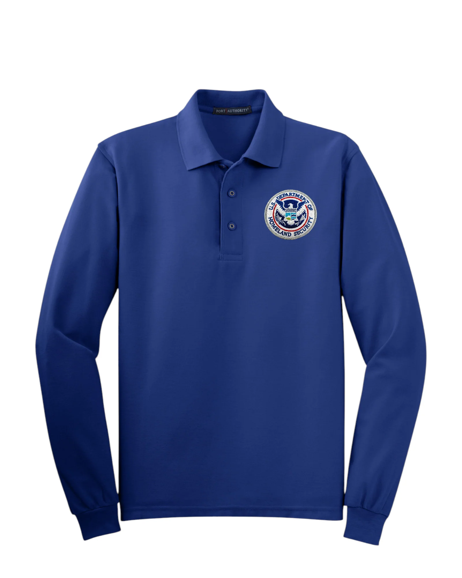 MEN'S LONG SLEEVE DHS SEAL PORT AUTHORITY POLO - K500LS - Image 31