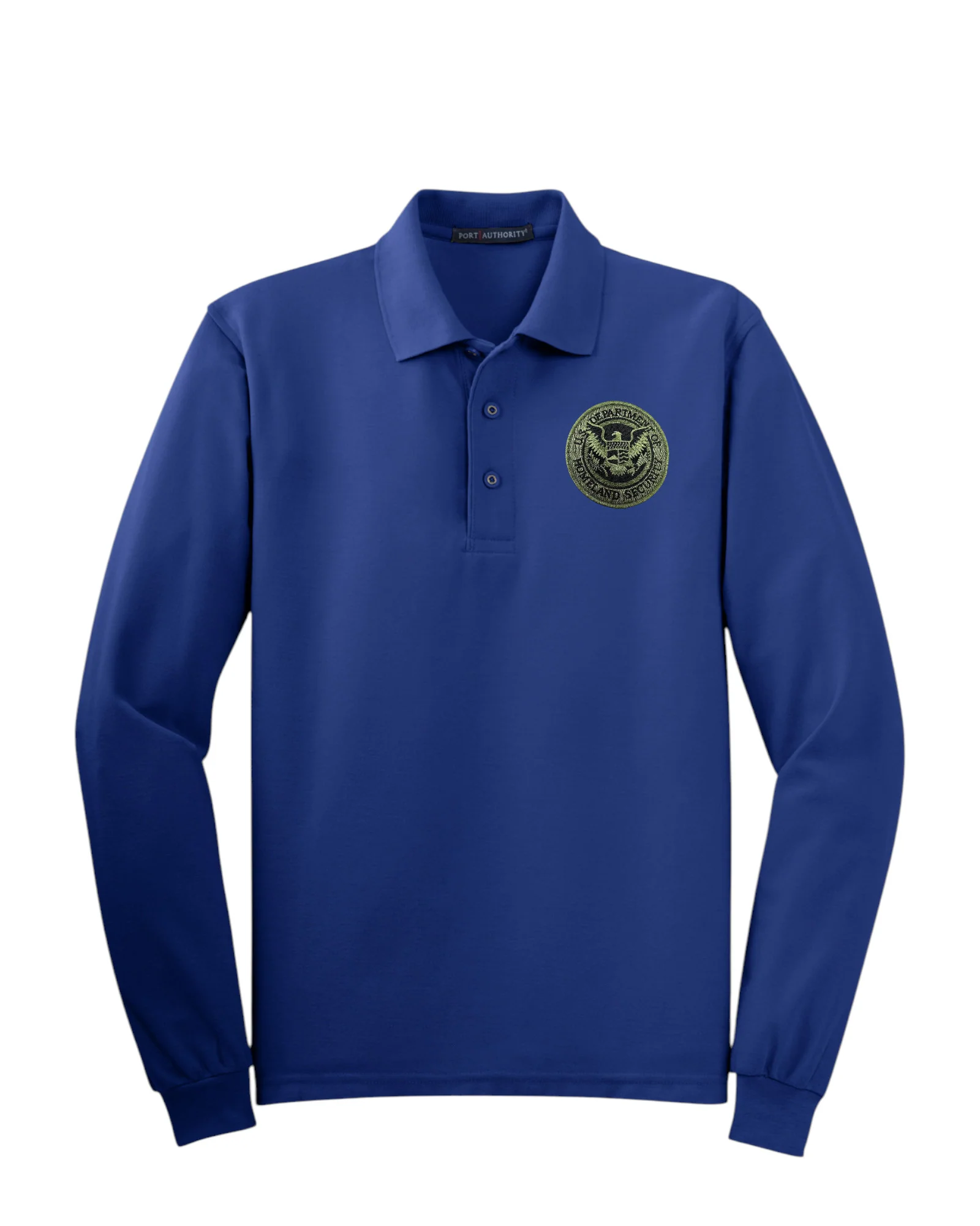 MEN'S LONG SLEEVE DHS SEAL PORT AUTHORITY POLO - K500LS - Image 32