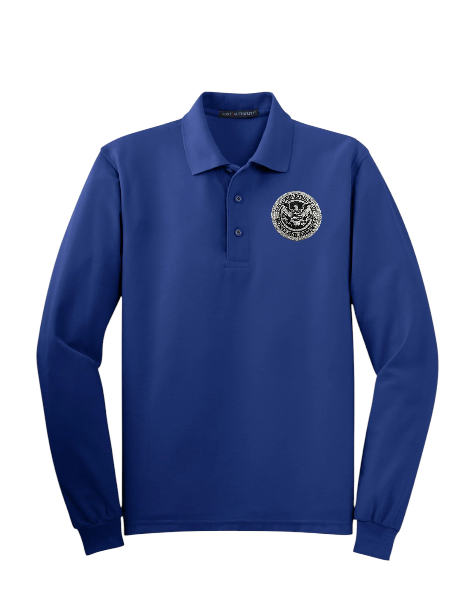 MEN'S LONG SLEEVE DHS SEAL PORT AUTHORITY POLO - K500LS - Image 33