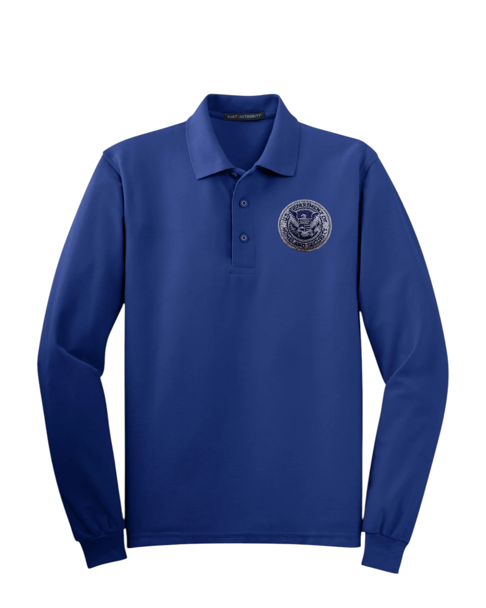 MEN'S LONG SLEEVE DHS SEAL PORT AUTHORITY POLO - K500LS - Image 34