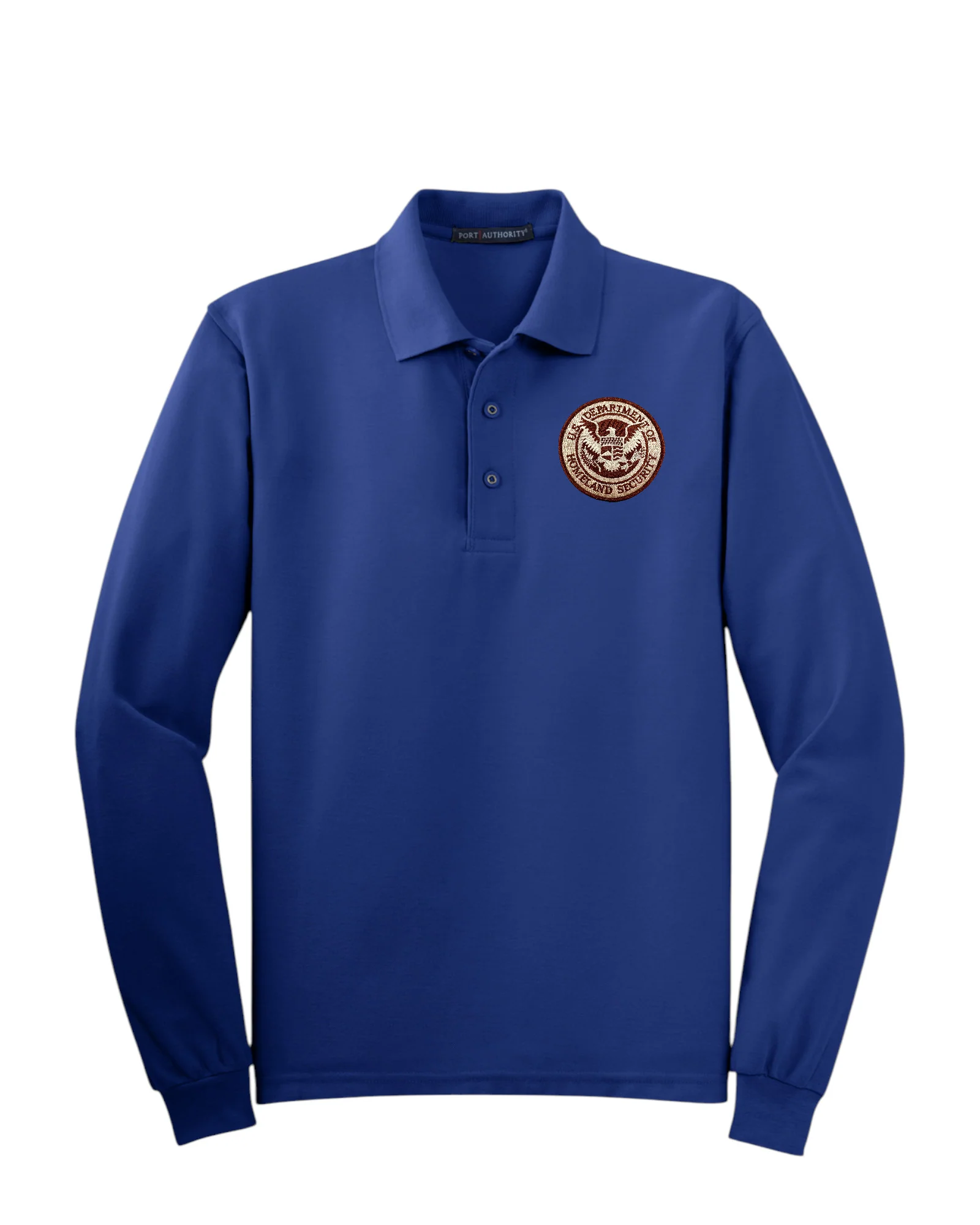 MEN'S LONG SLEEVE DHS SEAL PORT AUTHORITY POLO - K500LS - Image 35
