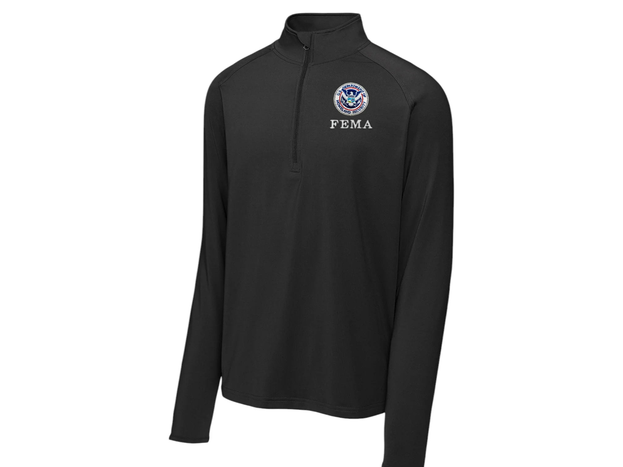 MEN'S FEMA SPORT TEK SPORT WICK STRETCH 1/2 ZIP PULLOVER-ST850 - Image 2