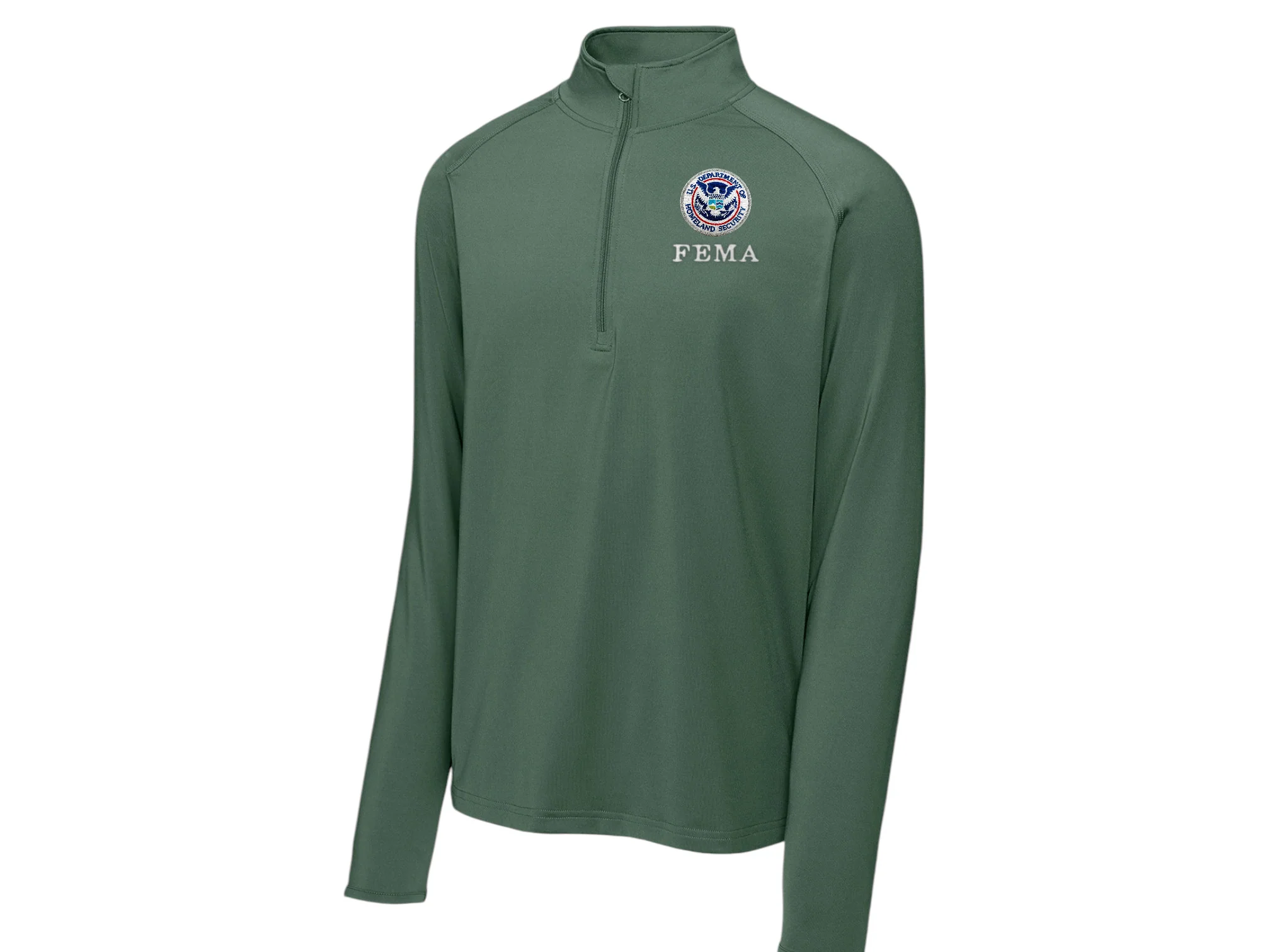 MEN'S FEMA SPORT TEK SPORT WICK STRETCH 1/2 ZIP PULLOVER-ST850 - Image 3