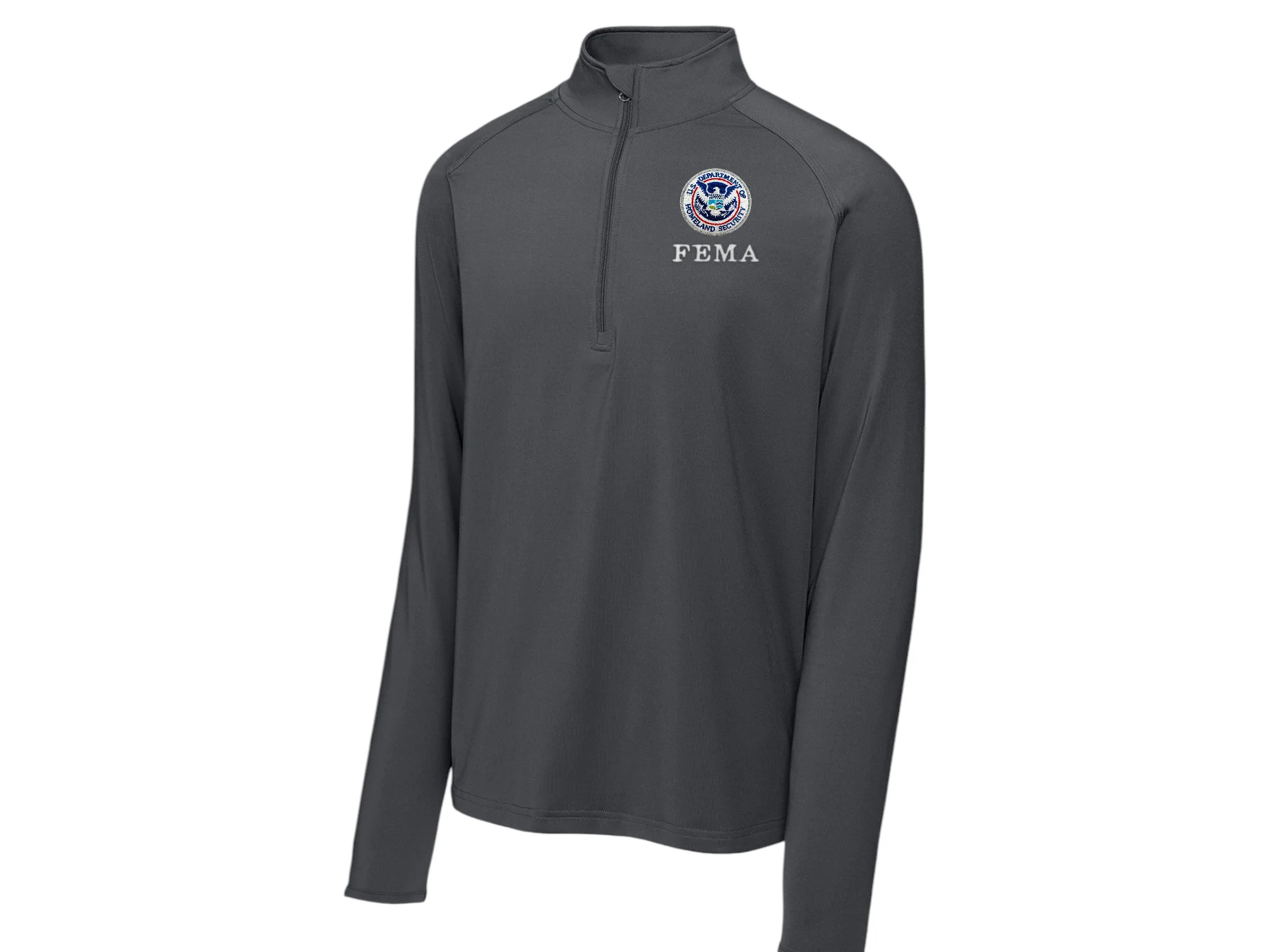 MEN'S FEMA SPORT TEK SPORT WICK STRETCH 1/2 ZIP PULLOVER-ST850 - Image 4