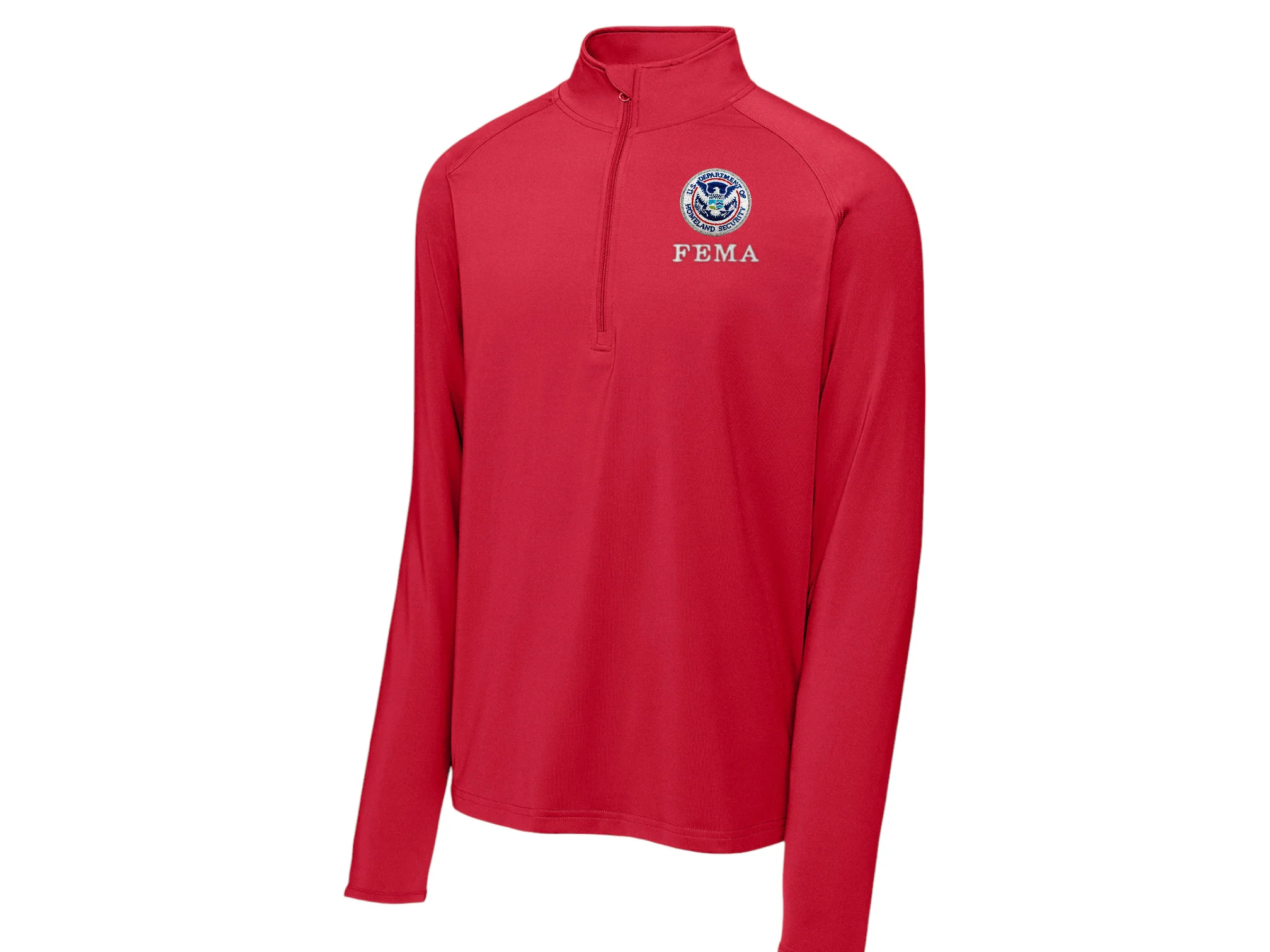 MEN'S FEMA SPORT TEK SPORT WICK STRETCH 1/2 ZIP PULLOVER-ST850 - Image 5