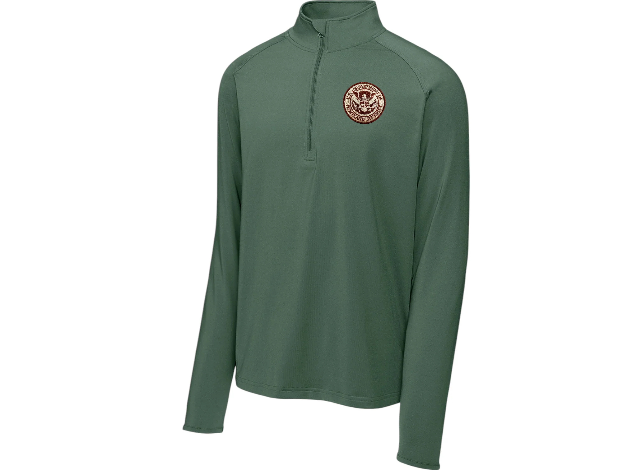 MEN'S SPORT WICK 1/2 ZIP PULLOVER DHS SEAL EMBROIDERED - Image 20