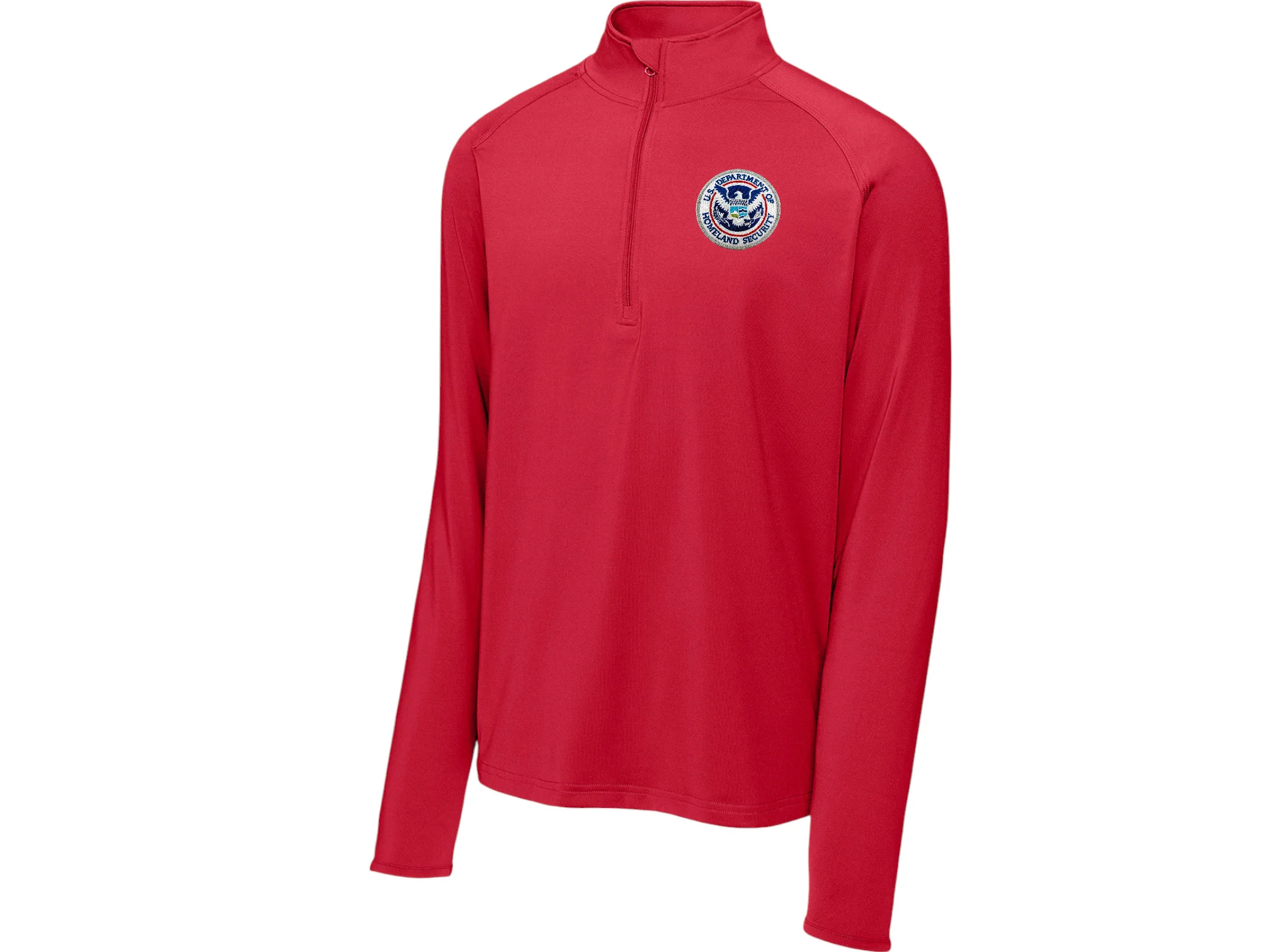 MEN'S SPORT WICK 1/2 ZIP PULLOVER DHS SEAL EMBROIDERED - Image 21