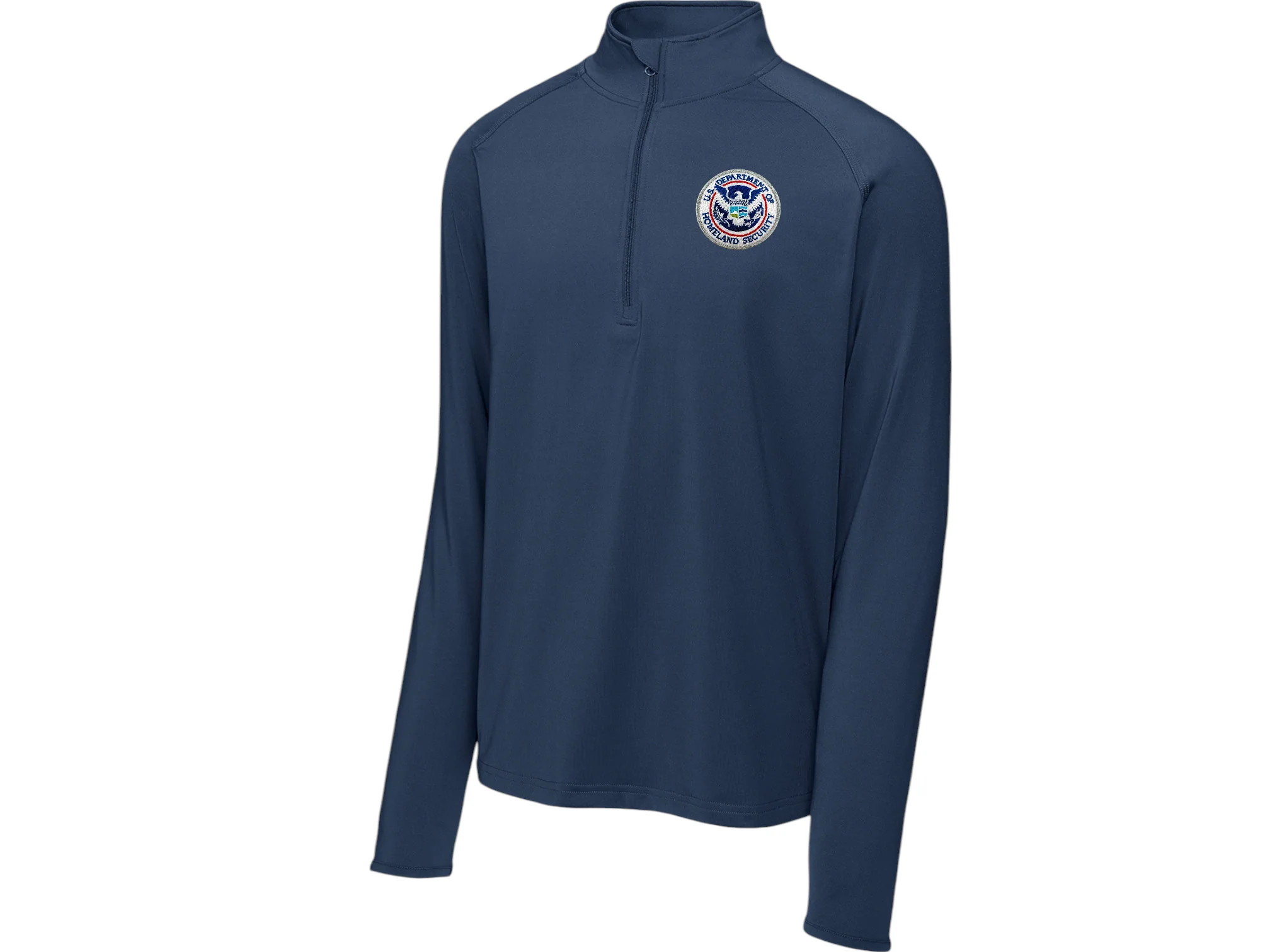MEN'S SPORT WICK 1/2 ZIP PULLOVER DHS SEAL EMBROIDERED - Image 6
