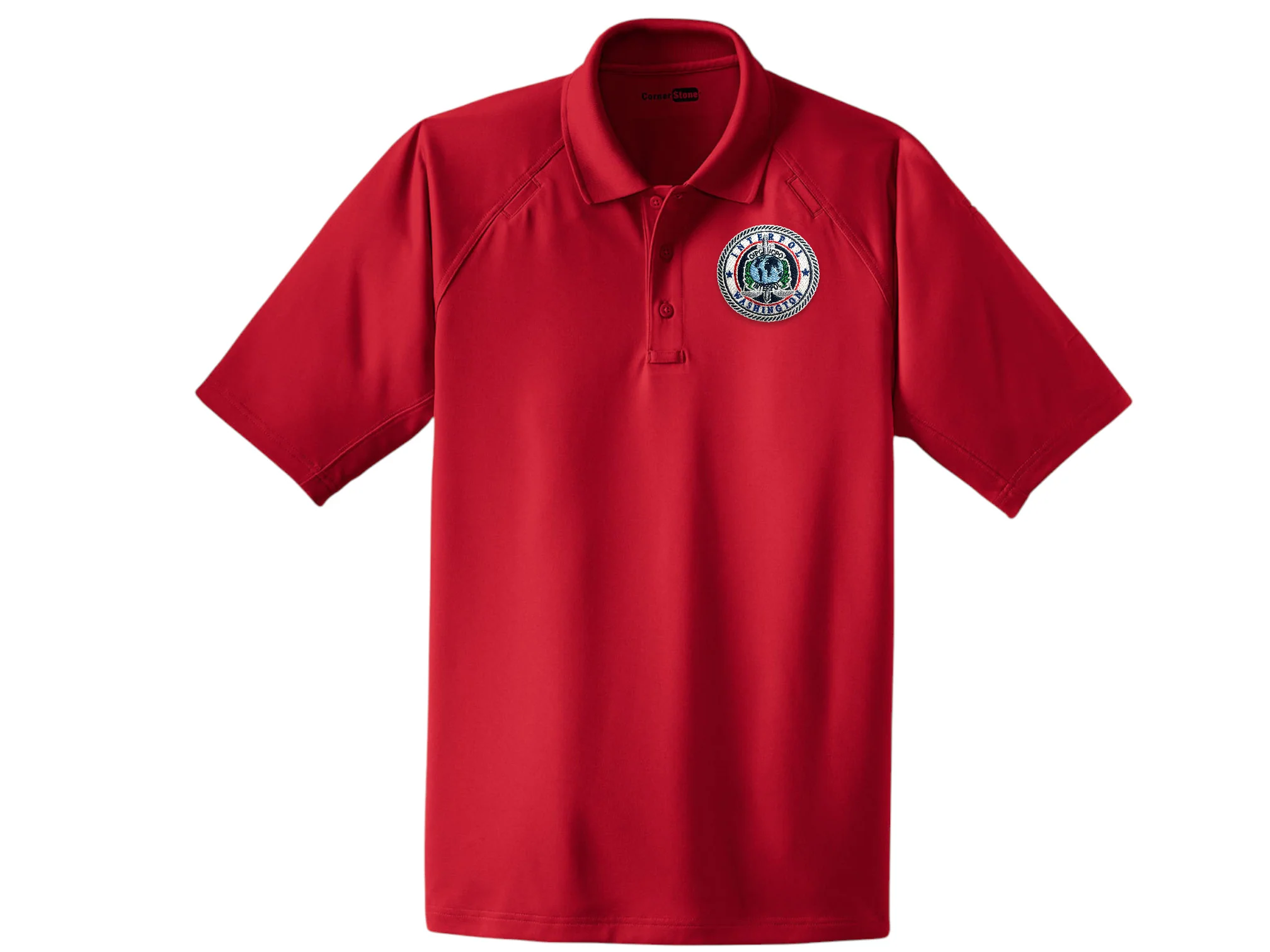 MEN'S EMBROIDERED INTERPOL WASHINGTON POLO-CS410 - Image 5