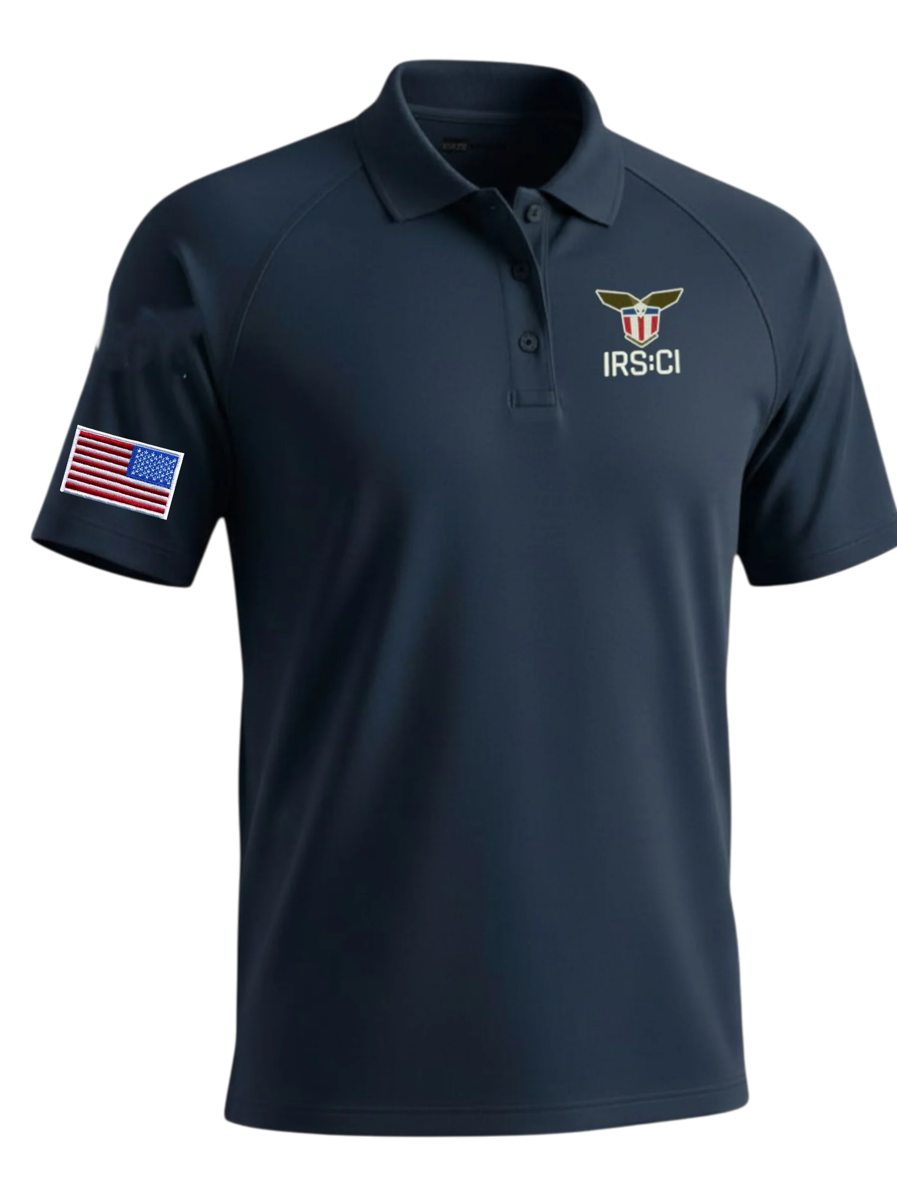 MEN'S IRS CI S/A SEAL W/ REV MULTI FLAG POLO-CS410 - Image 2