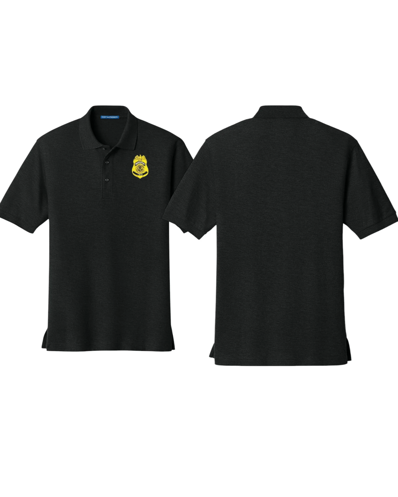 MEN'S TSA INSPECTOR BADGE PORT AUTHORITY POLO - K500 - Image 2
