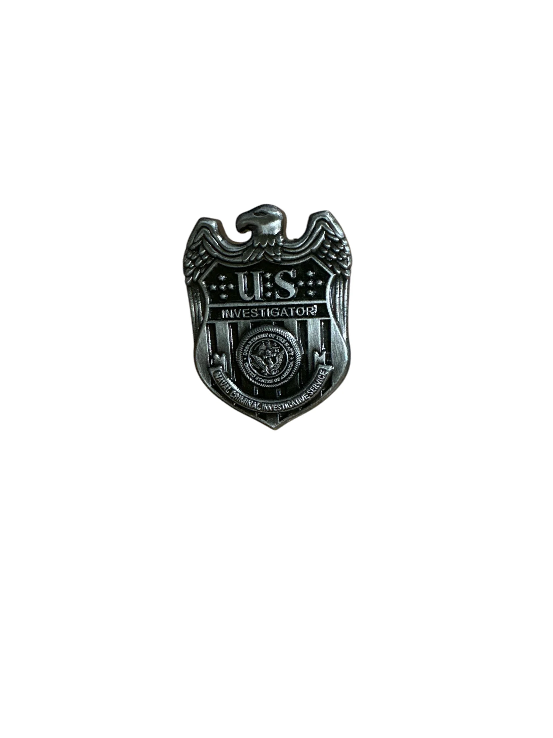 NCIS INVESTIGATOR LAPEL PIN-SILVER