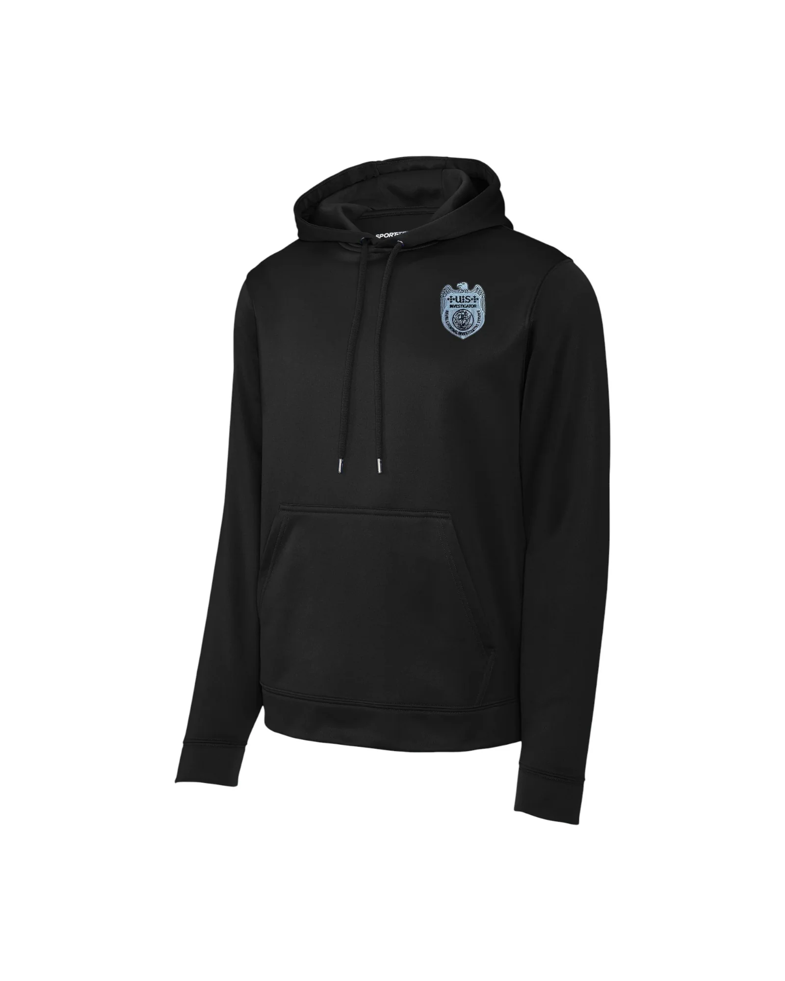 NCIS INVESTIGATOR EMBROIDERED BADGE WICKING HOODIE-F244