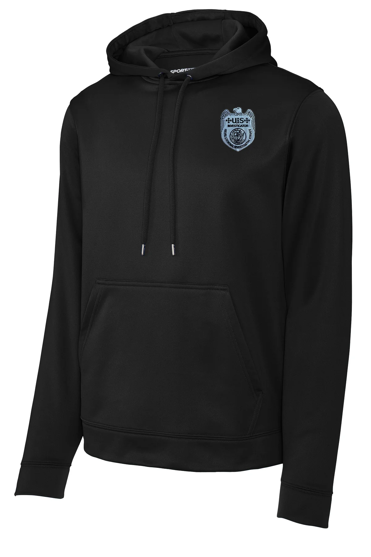 NCIS INVESTIGATOR EMBROIDERED BADGE WICKING HOODIE-F244 - Image 2