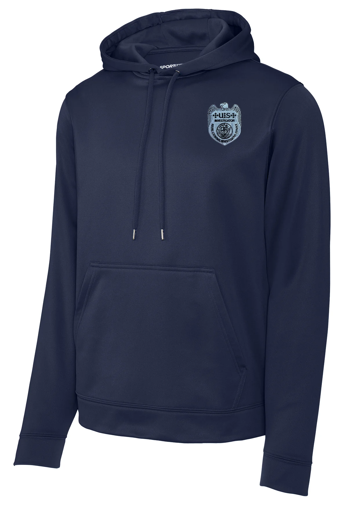 NCIS INVESTIGATOR EMBROIDERED BADGE WICKING HOODIE-F244 - Image 3