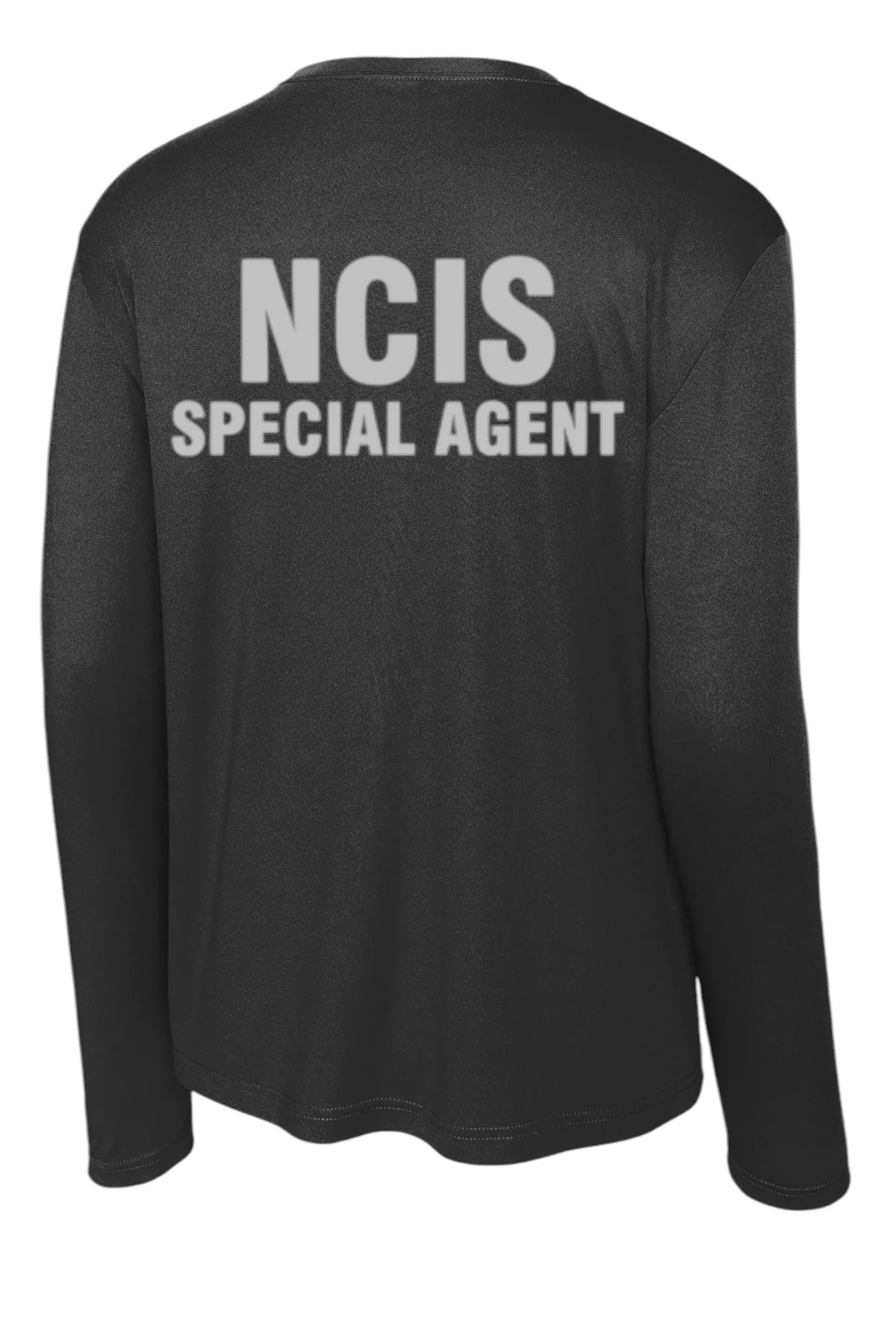 NCIS S/A WICKING LONG SLEEVE SHIRT IN GREY INK-ST350LS - Image 3
