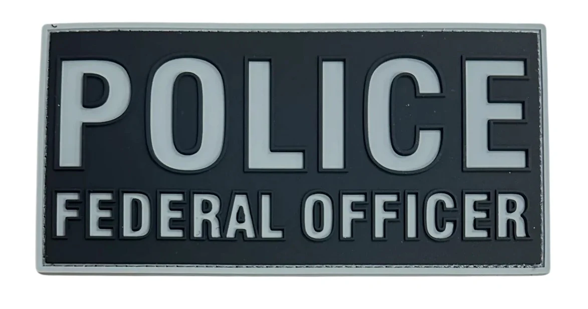 NEW! POLICE FEDERAL OFFICER 6X3 PATCH - Image 2