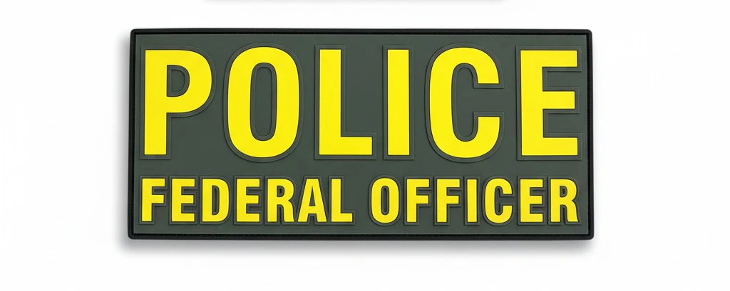NEW! POLICE FEDERAL OFFICER 6X3 PATCH - Image 3