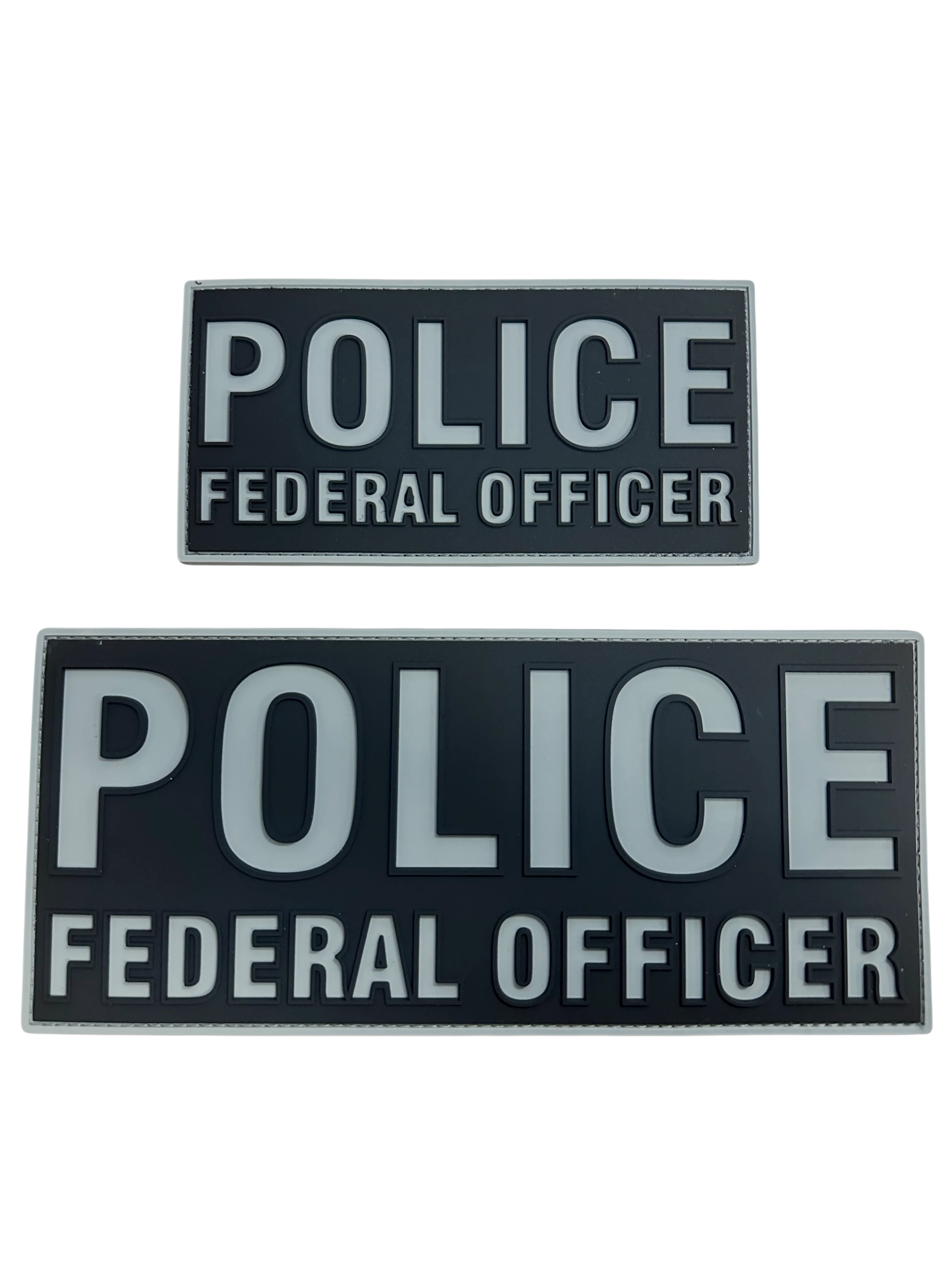 NEW! POLICE FEDERAL OFFICER PVC PATCH SET - Image 3