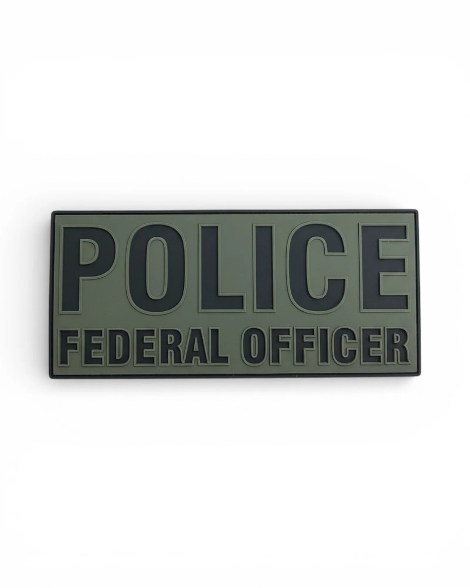 NEW! PVC POLICE FEDERAL OFFICER 9"X4"