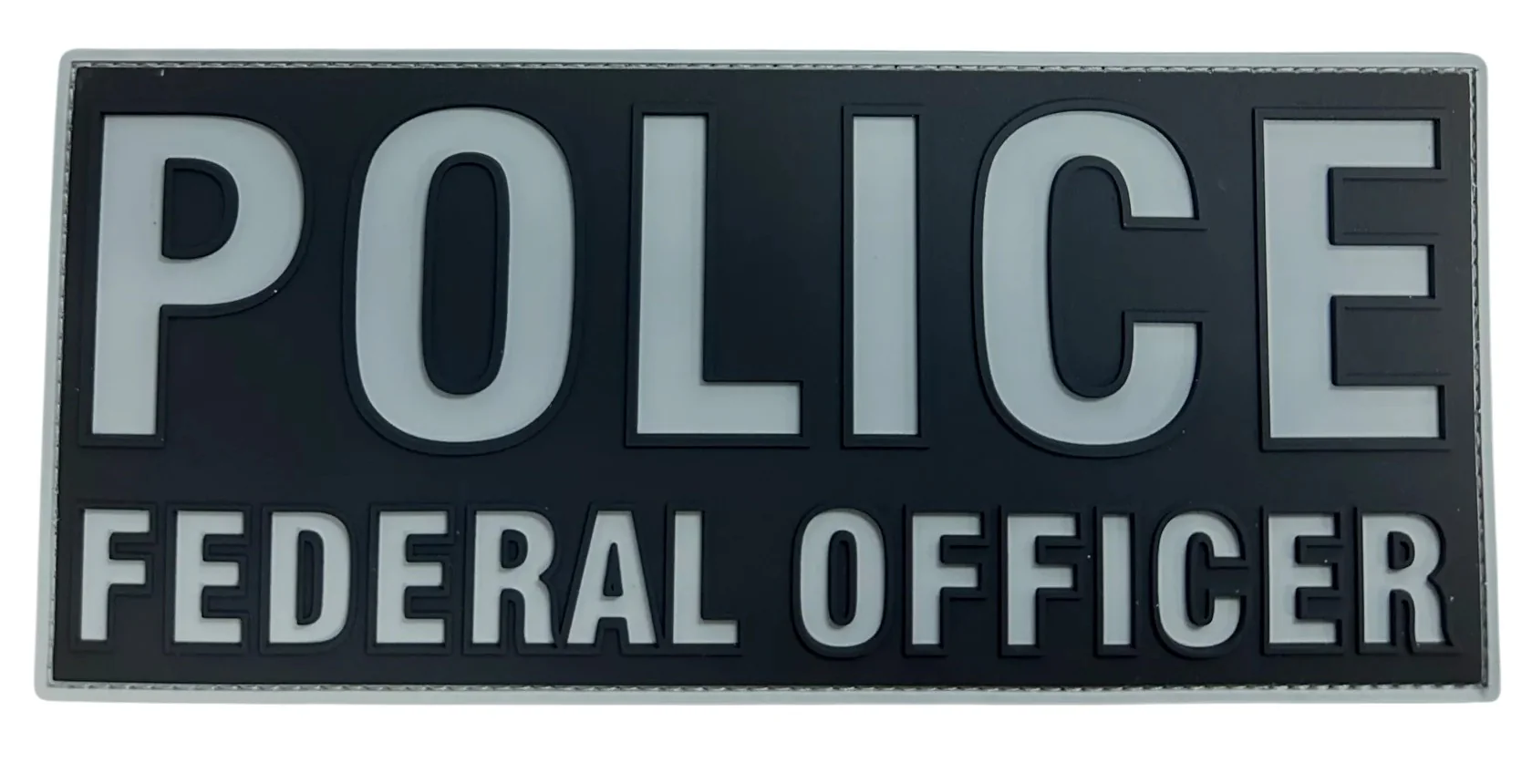 NEW! PVC POLICE FEDERAL OFFICER 9"X4" - Image 2