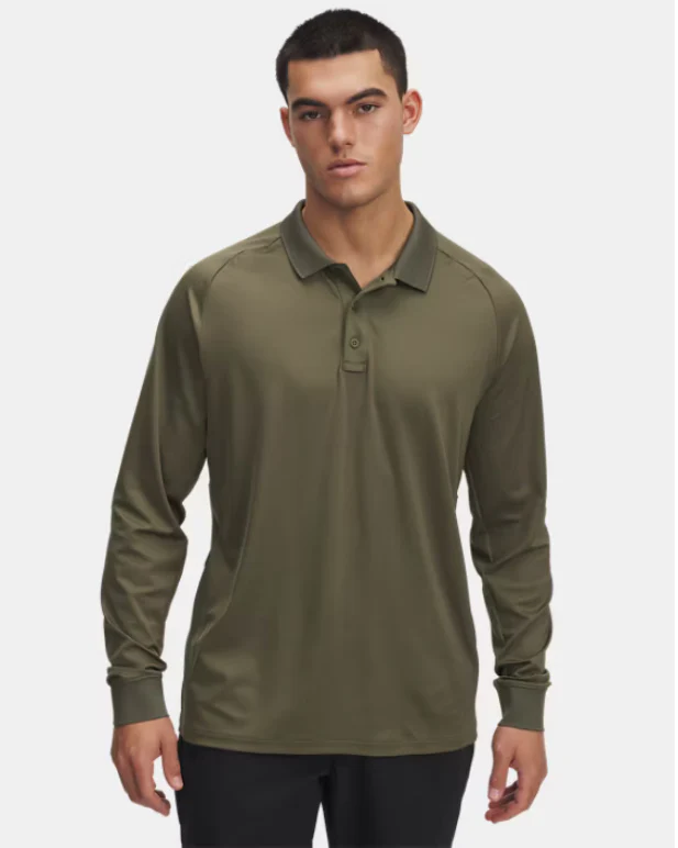 UA TACTICAL PERFORMACE LONG SLEEVE POLO-6004147 - Image 5