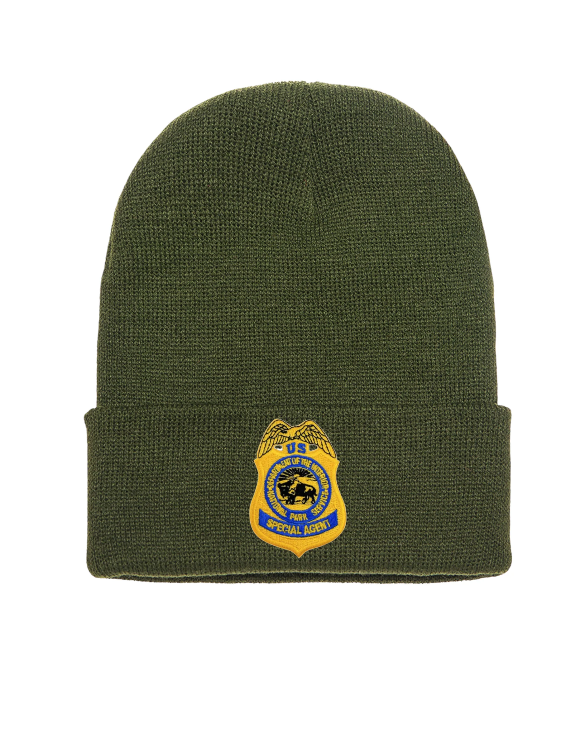 NPS BADGE CUFFED KNIT BEANIE - Image 4